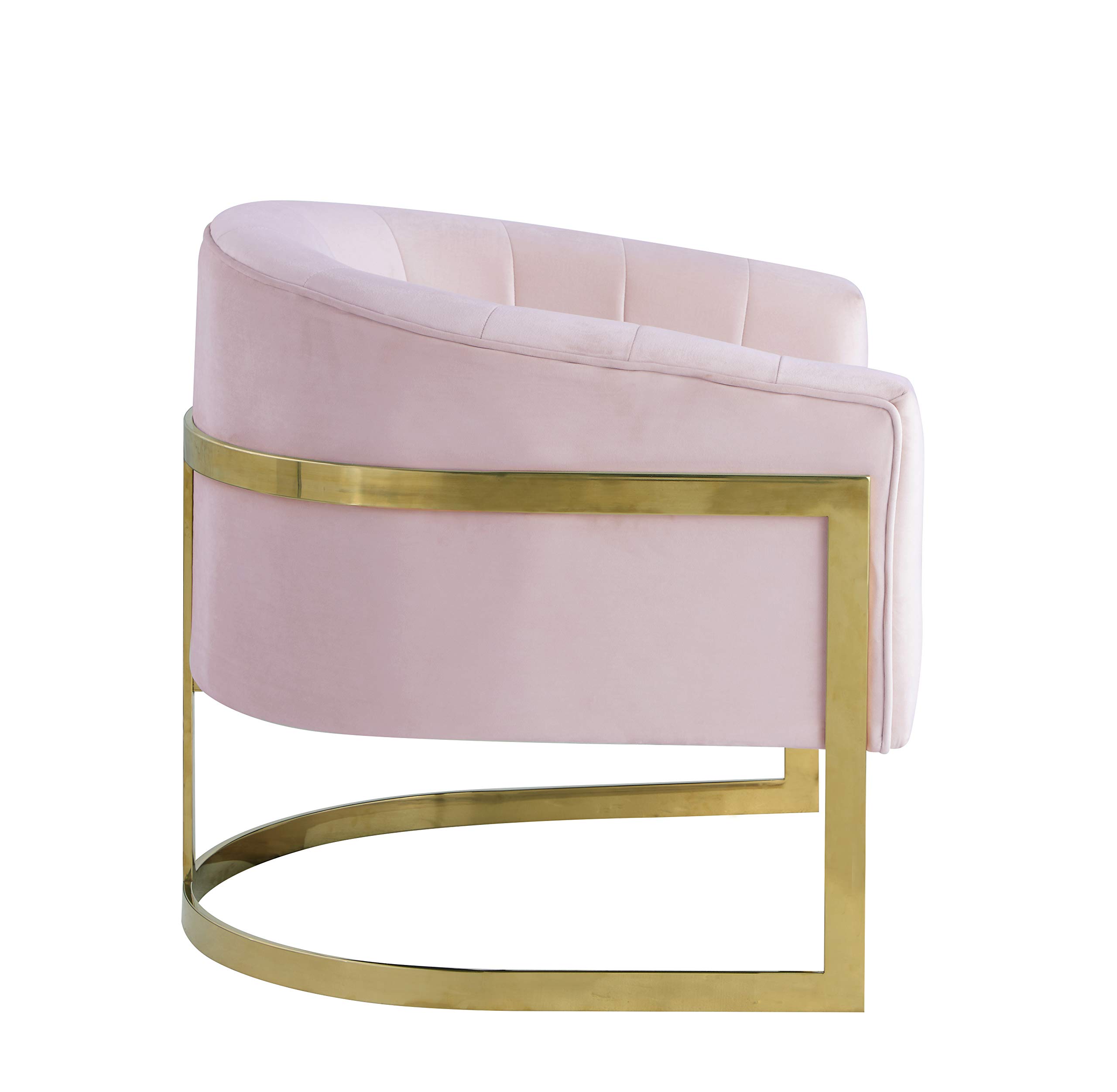 Best HX10 Accent Chair by Master Furniture - Modern Pink Lounge Chair for Living Room, Bedroom & Office - Comfortable Reading Chair with Soft Cushions
