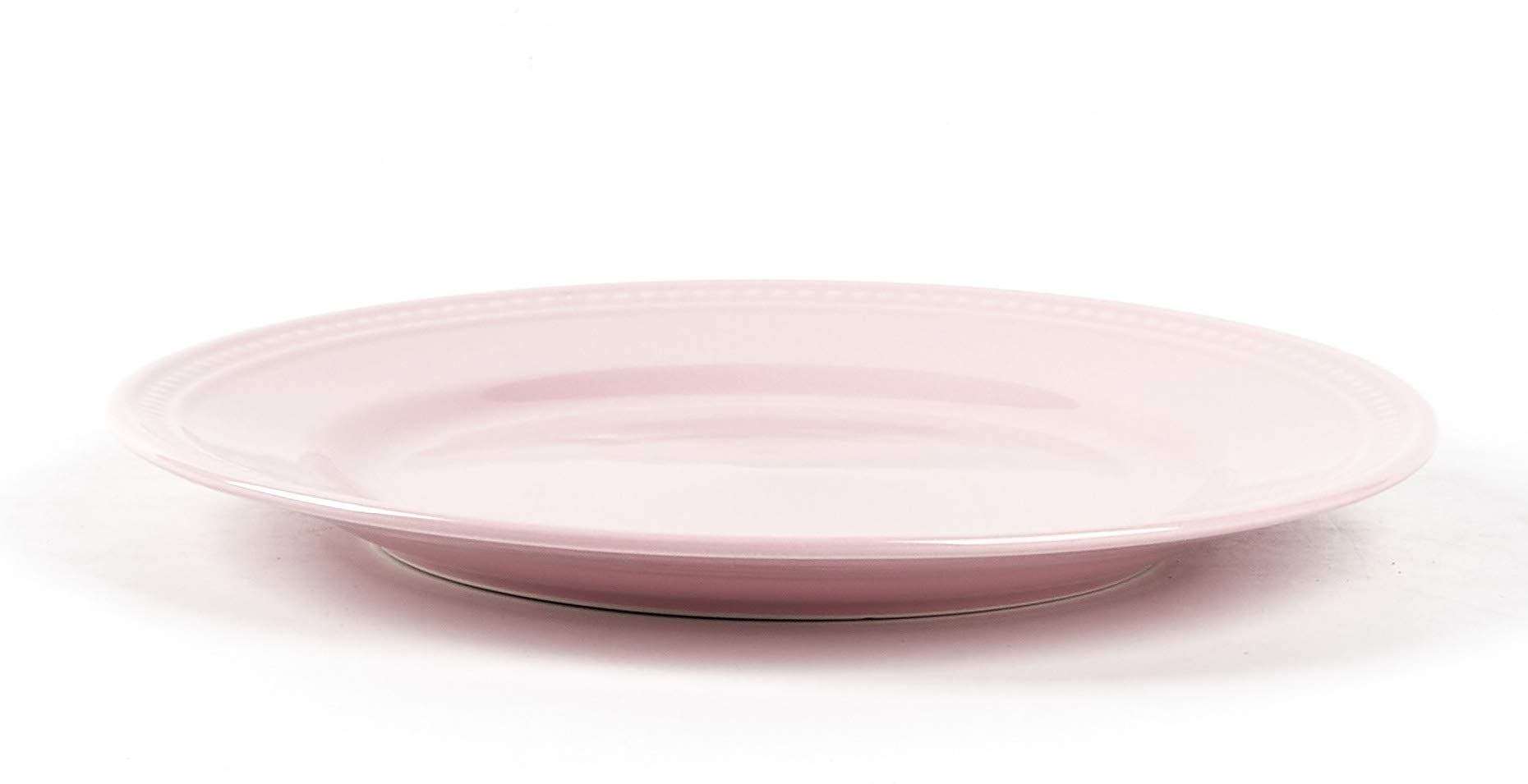 Premium Pearl Dots Stoneware Dinnerware Set - 56 Piece Dinnerware Set in Elegant Pink | Perfect for Family Dinners, Dinner Parties & Holiday Gatherings