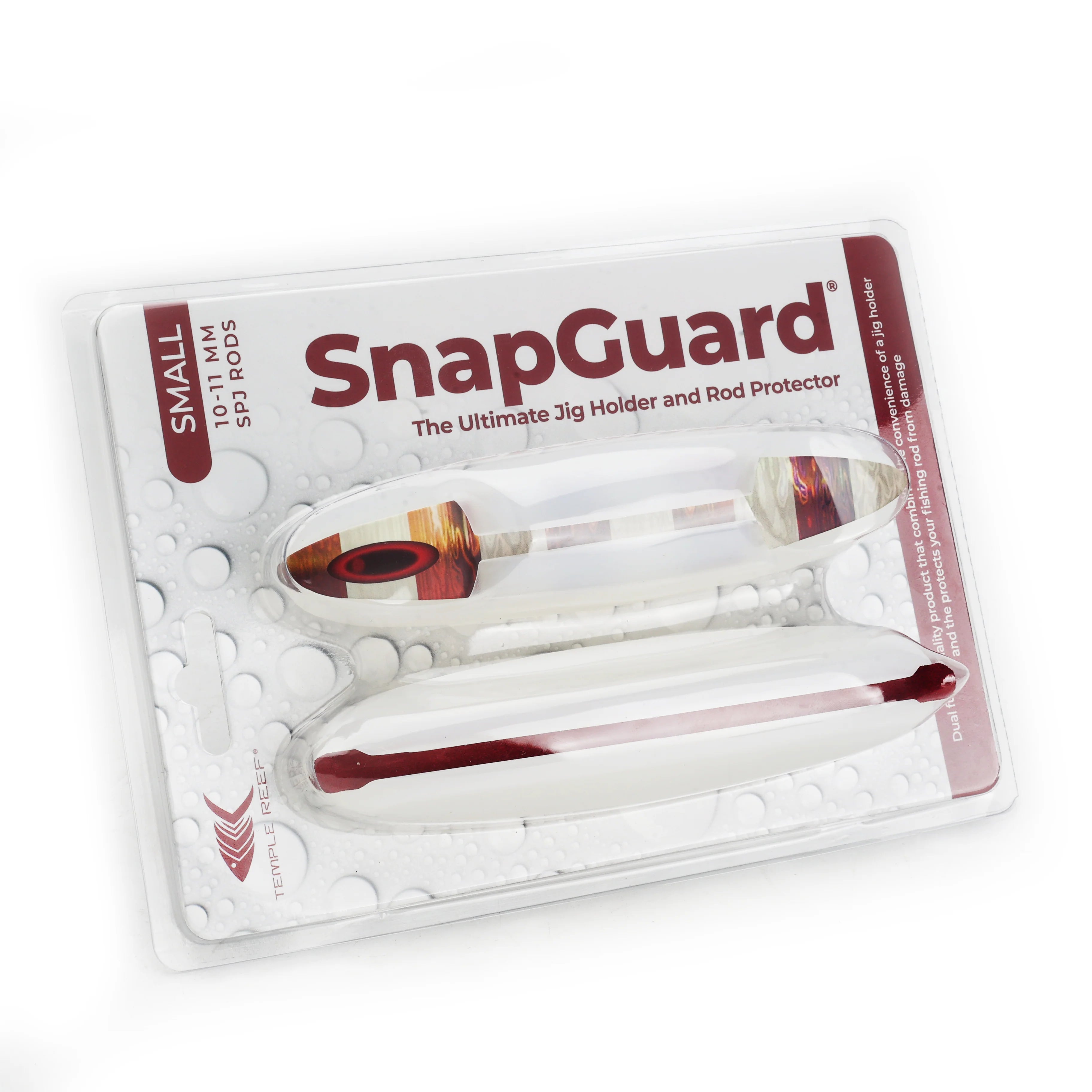Temple Reef Snap Guard Rod Protector - Durable Fishing Rod Cover for Saltwater & Freshwater - Perfect for Travel, Storage & Boat Fishing