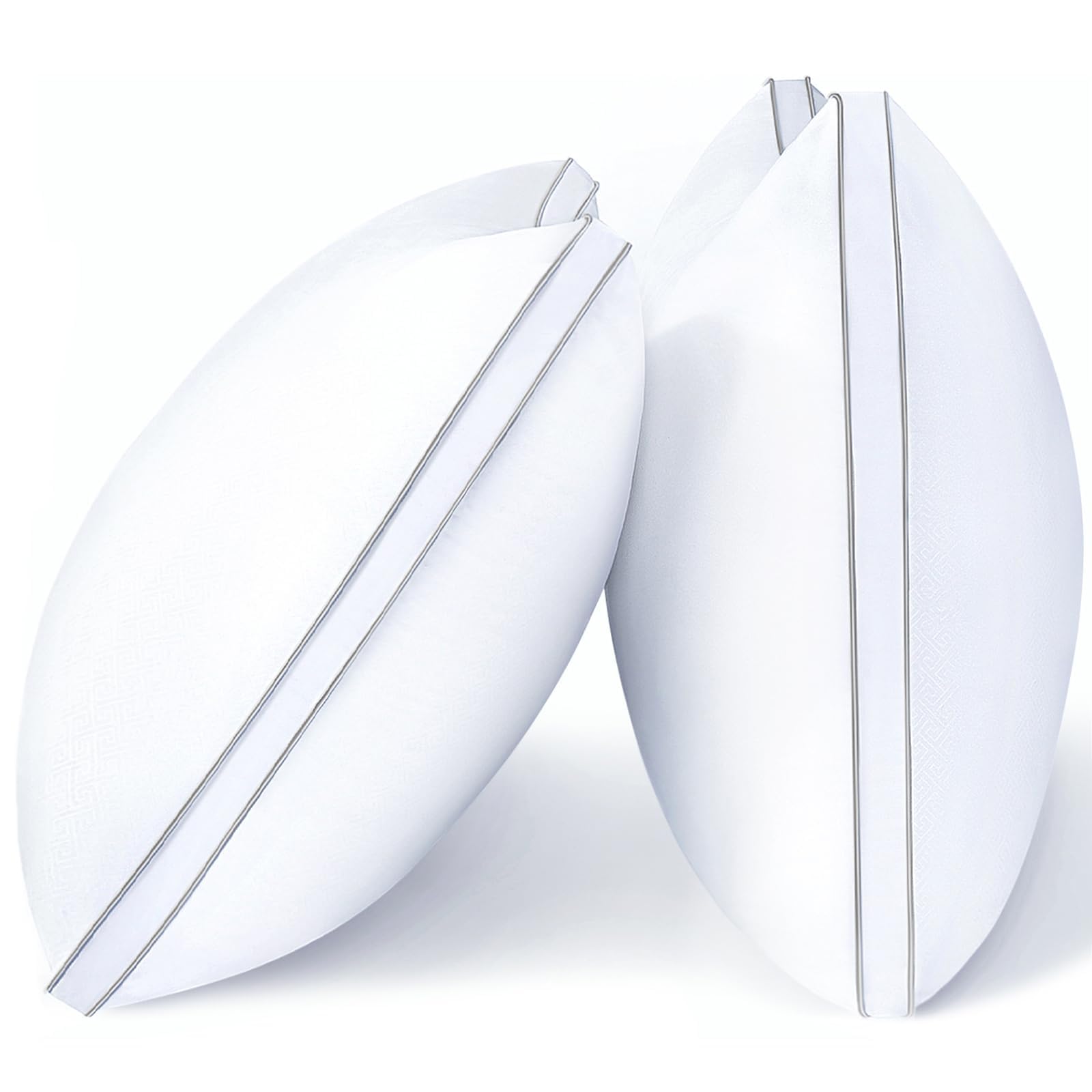 Viewstar King Size Pillows Set of 2 - Premium Hotel Quality Cooling Gusseted Pillows for Side, Back & Stomach Sleepers - Breathable & Supportive Bed Pillows for Ultimate Comfort - Perfect for Home, Hotel & Guest Room Use