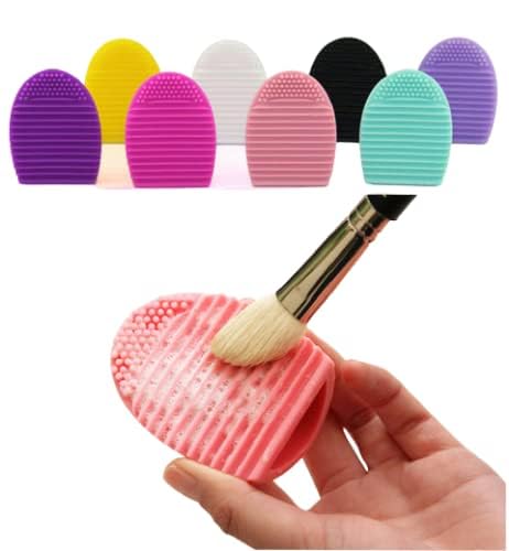 Eco-Friendly Silicone Makeup Brush Cleaning Pad - Reusable Makeup Brush Cleaner Tool for Quick & Easy Cleaning (Multicolor, 1 Piece) | Perfect for Home, Salon & Travel Use