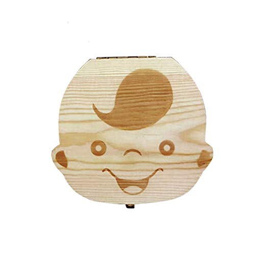 Premium Wooden Baby Tooth Keepsake Box - First Tooth & Umbilical Cord Organizer for Newborns - Perfect Baby Memory Storage for First Hair, Teeth & Special Milestones (Great Baby Shower Gift & Nursery Decor)