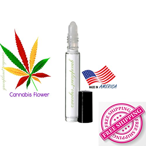 Indica Cannabis Perfume Oil Roll-On .33oz | Made in USA | Natural Aromatherapy for Relaxation & Stress Relief