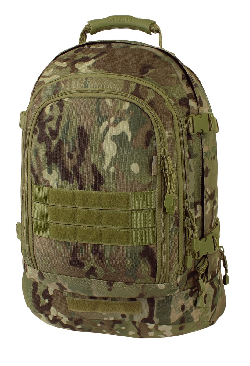 Mercury Tactical Gear Code Alpha 3-Day Stretch Tactical Backpack - Durable Military Backpack for Outdoor Adventures, Hiking & Survival - Multicam Camouflage - One Size Fits All