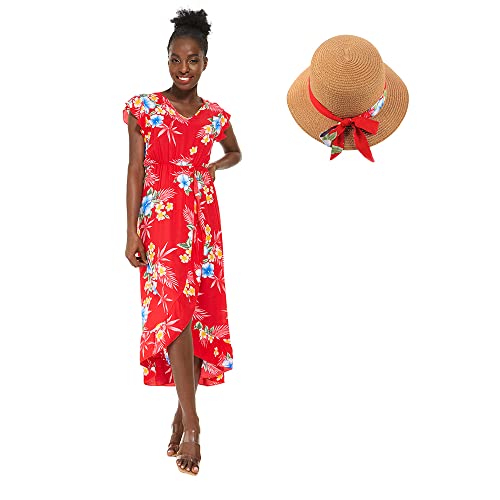 Hibiscus Red + Hat