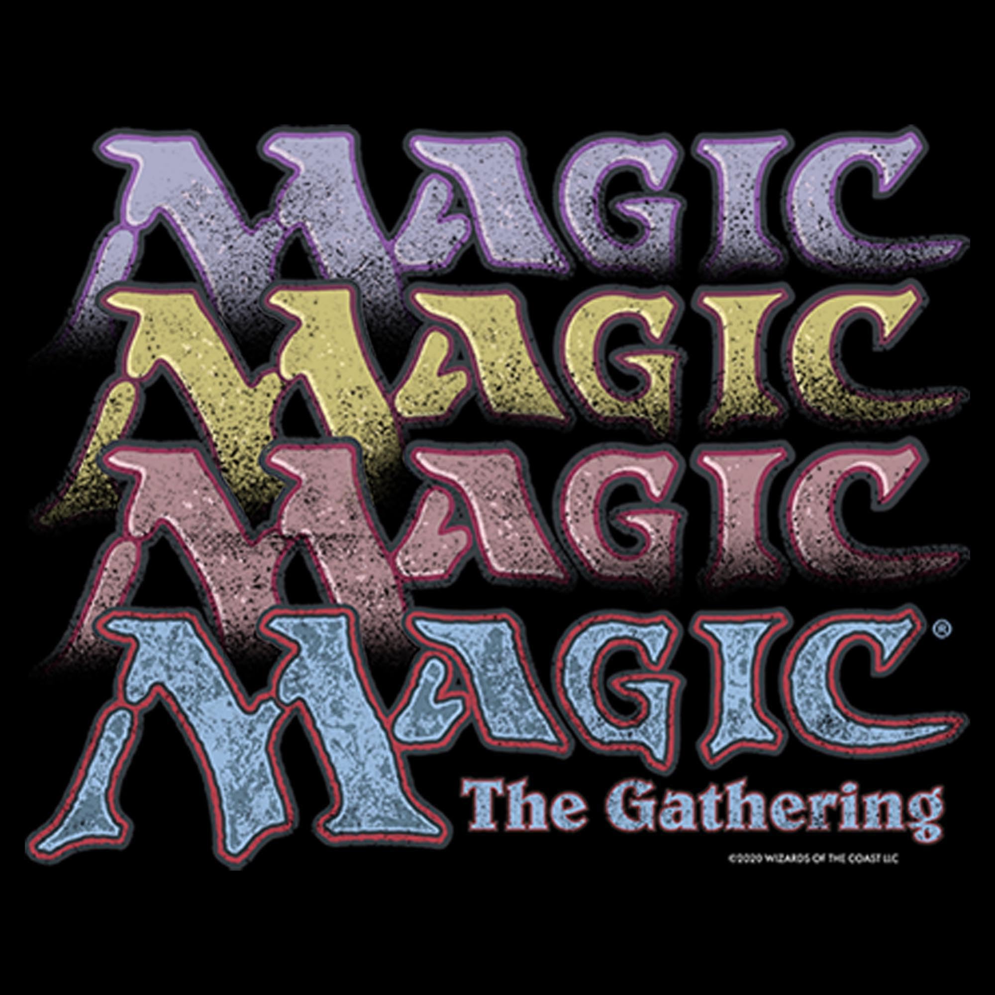 Men's Magic: The Gathering Rainbow Fade Graphic T-Shirt | MTG Merchandise for Gamers & Collectors | Perfect for Gaming Events & Casual Wear