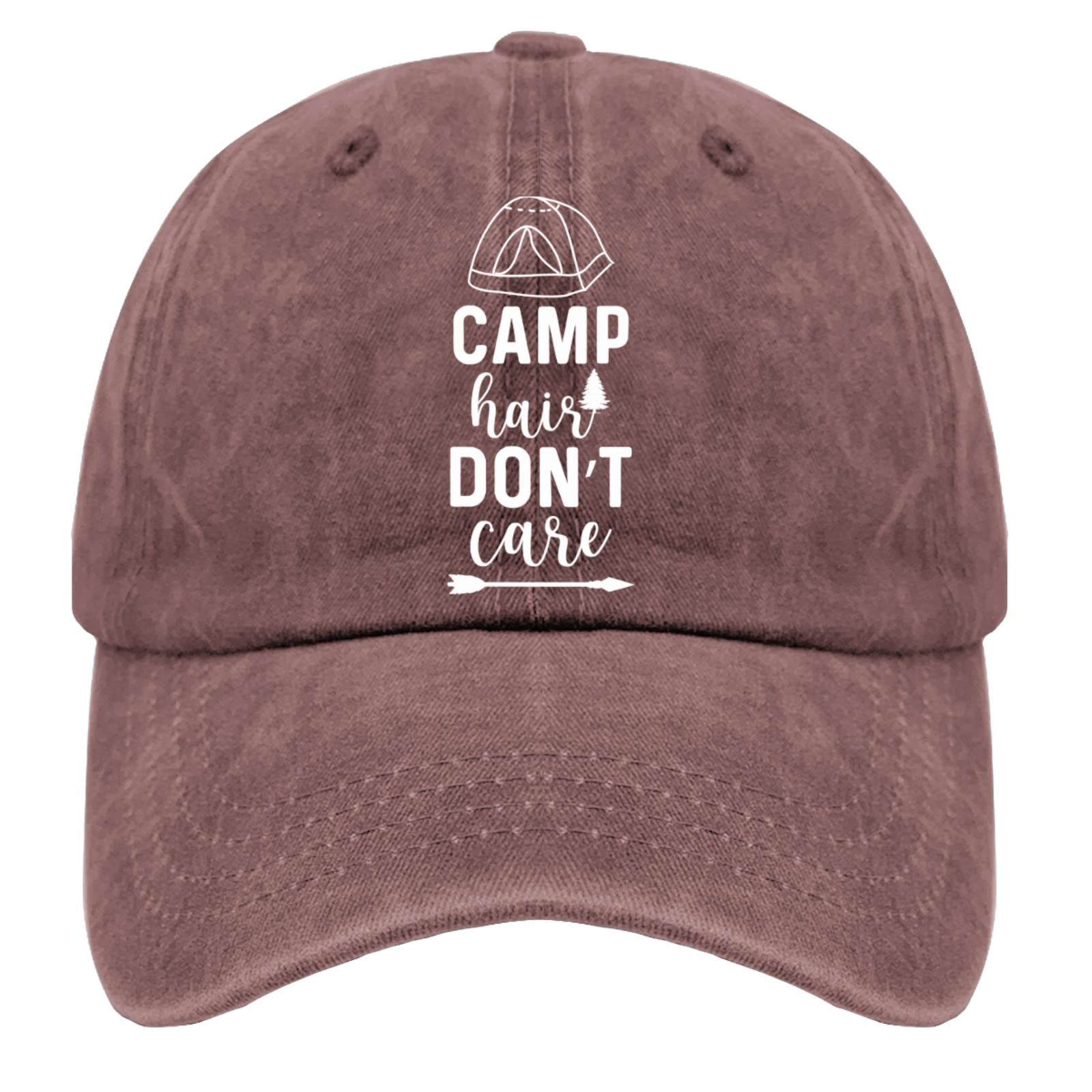 SAOK Trendy Adjustable Dad Hats for Men - Cotton Baseball Cap for Golf, Camping & Everyday Wear | Hair Don't Care Fashion Statement