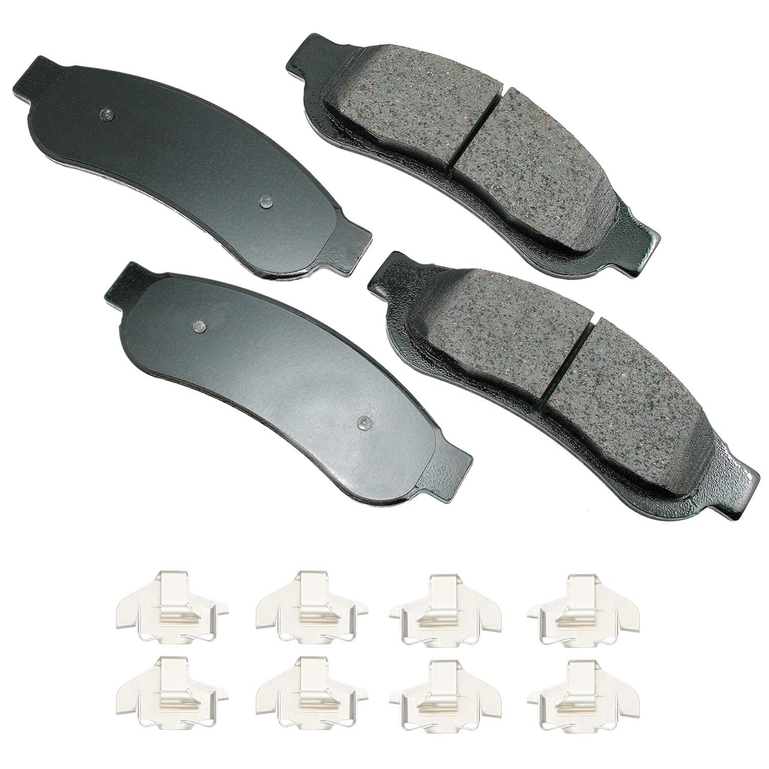 Akebono Ultra-Premium Ceramic Rear Brake Pads for Cars & Trucks - Low Noise, Less Dust, Superior Stopping Power - Perfect for Daily Commuting & Performance Driving