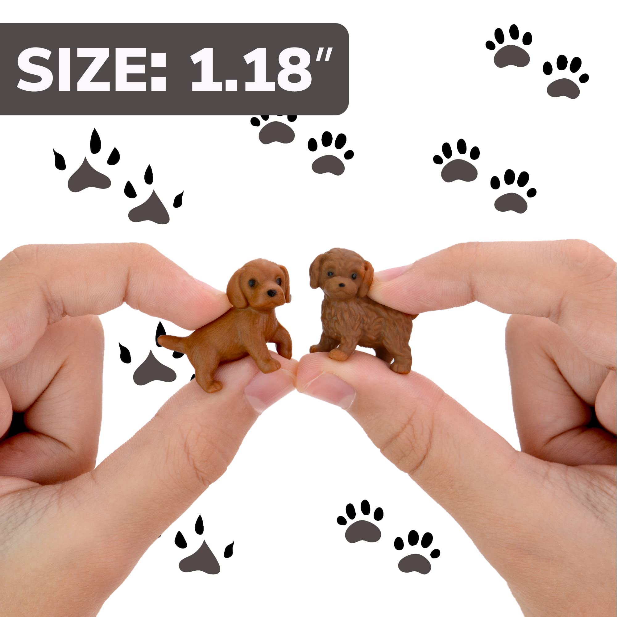 50 Pcs Pet Figurine Toys in 1.1