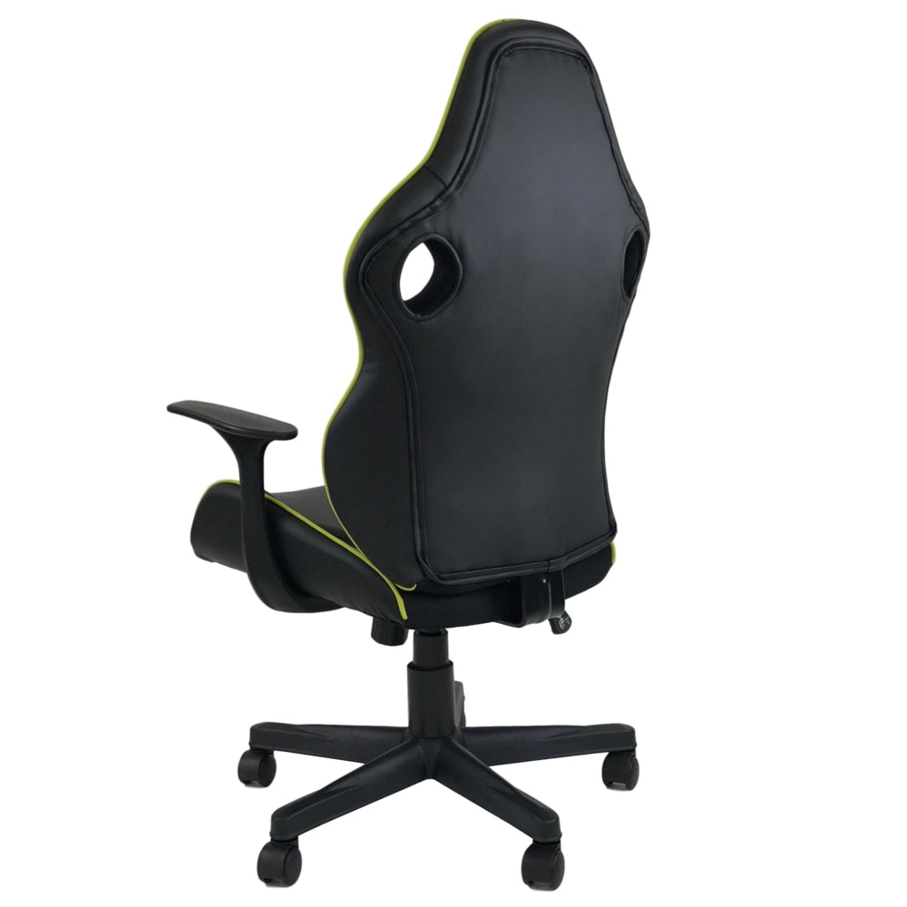 HAWK SERIES 1107 Gaming Chair - Ergonomic Racing Style PC Gaming Chair with Adjustable Height, Lumbar Support, and Headrest (Black & Red) - Perfect for Esports, Streaming, and Office Work