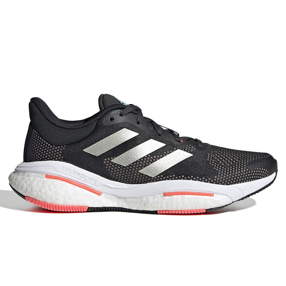 Adidas Solar Glide 5 Women's Running Shoes - Carbon/Sandy Beige Met/Turbo - Size 8.5 B Medium - Lightweight Cushioned Sneakers for Jogging, Gym Workouts & Daily Wear