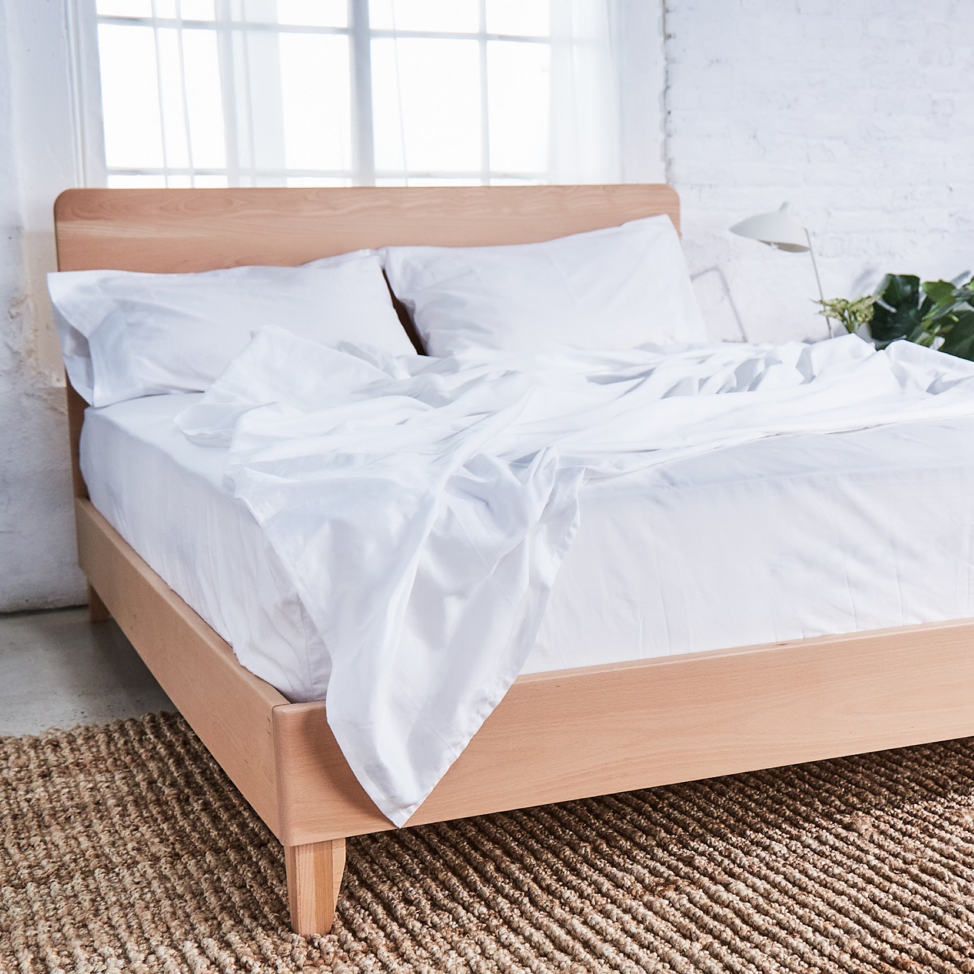 Organic Percale Cotton Sheets 270 Thread Count - Breathable & Soft Bedding for All Seasons - Perfect for Master Bedroom, Guest Room & Dorm