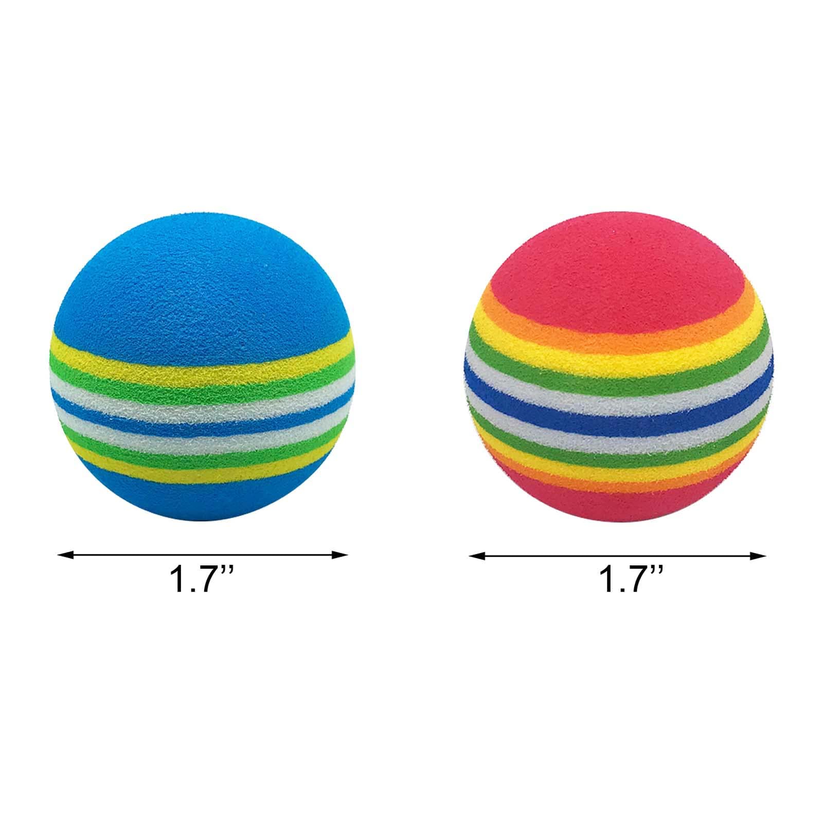 **Medsuo 20pcs Sponge Practice Golf Balls - Soft Foam Elastic Training Balls for Indoor & Outdoor Golf Practice (Red & Blue) - Perfect for Backyard, Driving Range & Home Golf Drills**