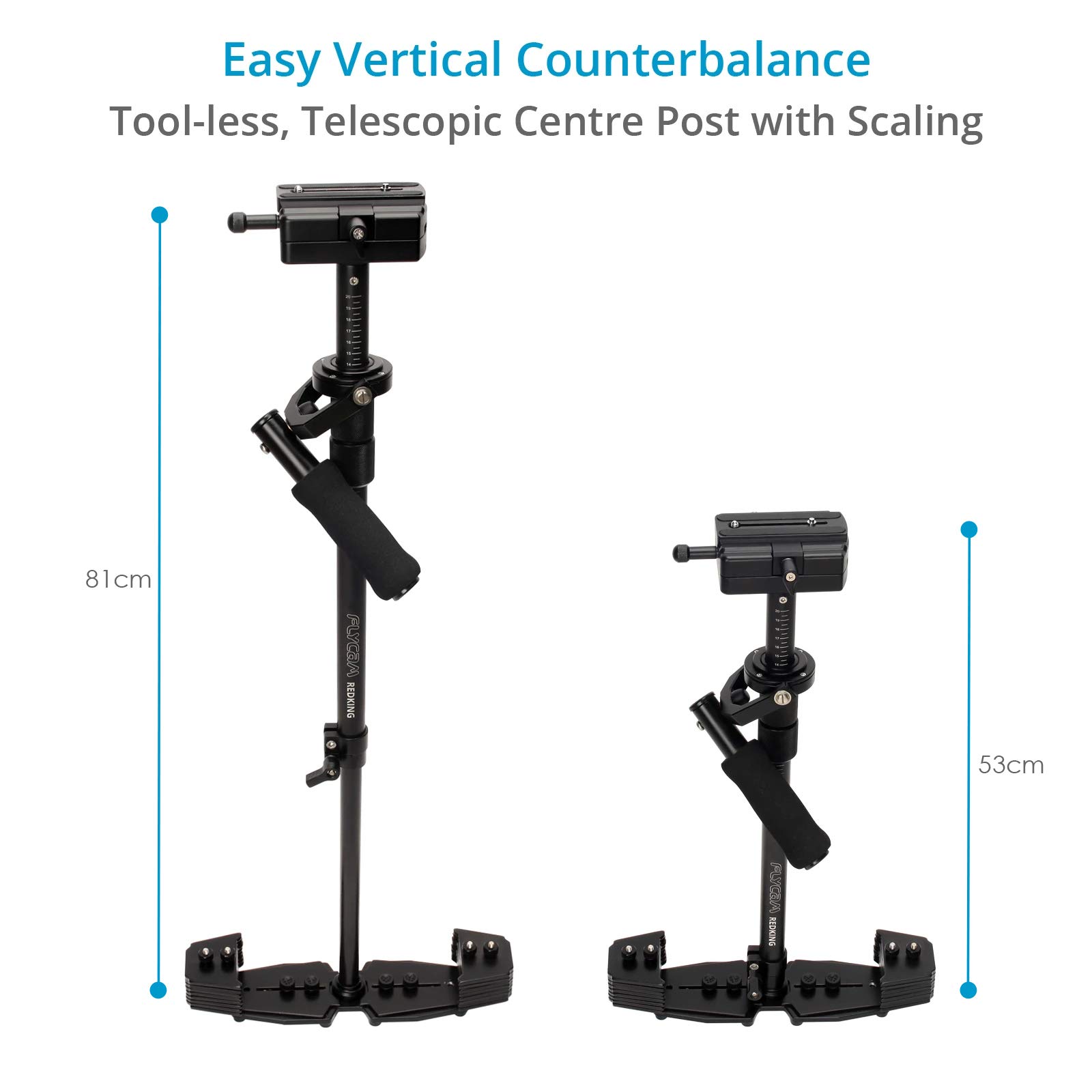 Professional Flycam Galaxy Dual Arm & Vest Stabilization System for Redking Video Camera - Perfect for Vlogging, Filmmaking, and Smooth Action Shots
