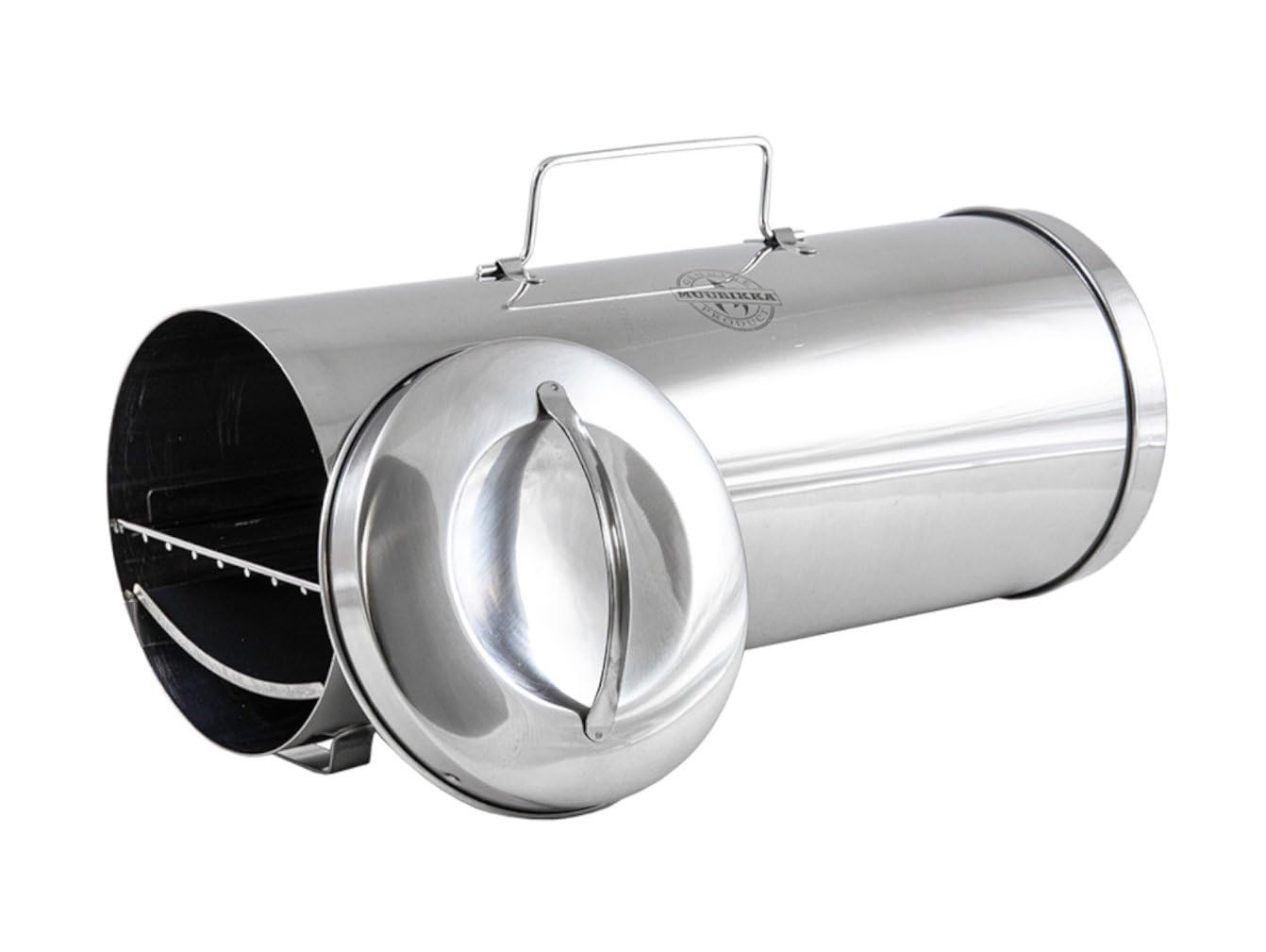 Portable Fish & Meat Smoker Oven - Compact Stainless Steel Mini Smoker Box for Camping, Outdoor Cooking, Survival & Gas Grill Accessories | Perfect for Backyard BBQs, Picnics & Tailgating