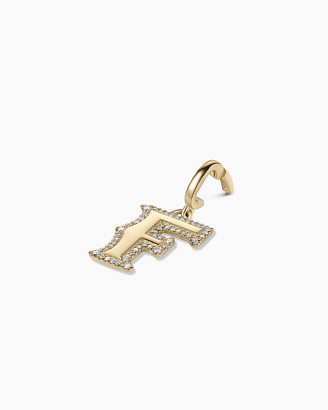 Diamond Era Alphabet Charm Pendant - A-Z Initial Letter Necklace for Women, Personalized Jewelry Gift for Her - Perfect for Birthdays, Anniversaries, and Special Occasions