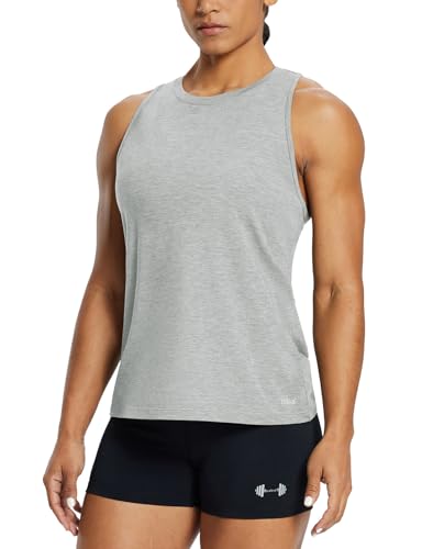 Racerback-heather Grey