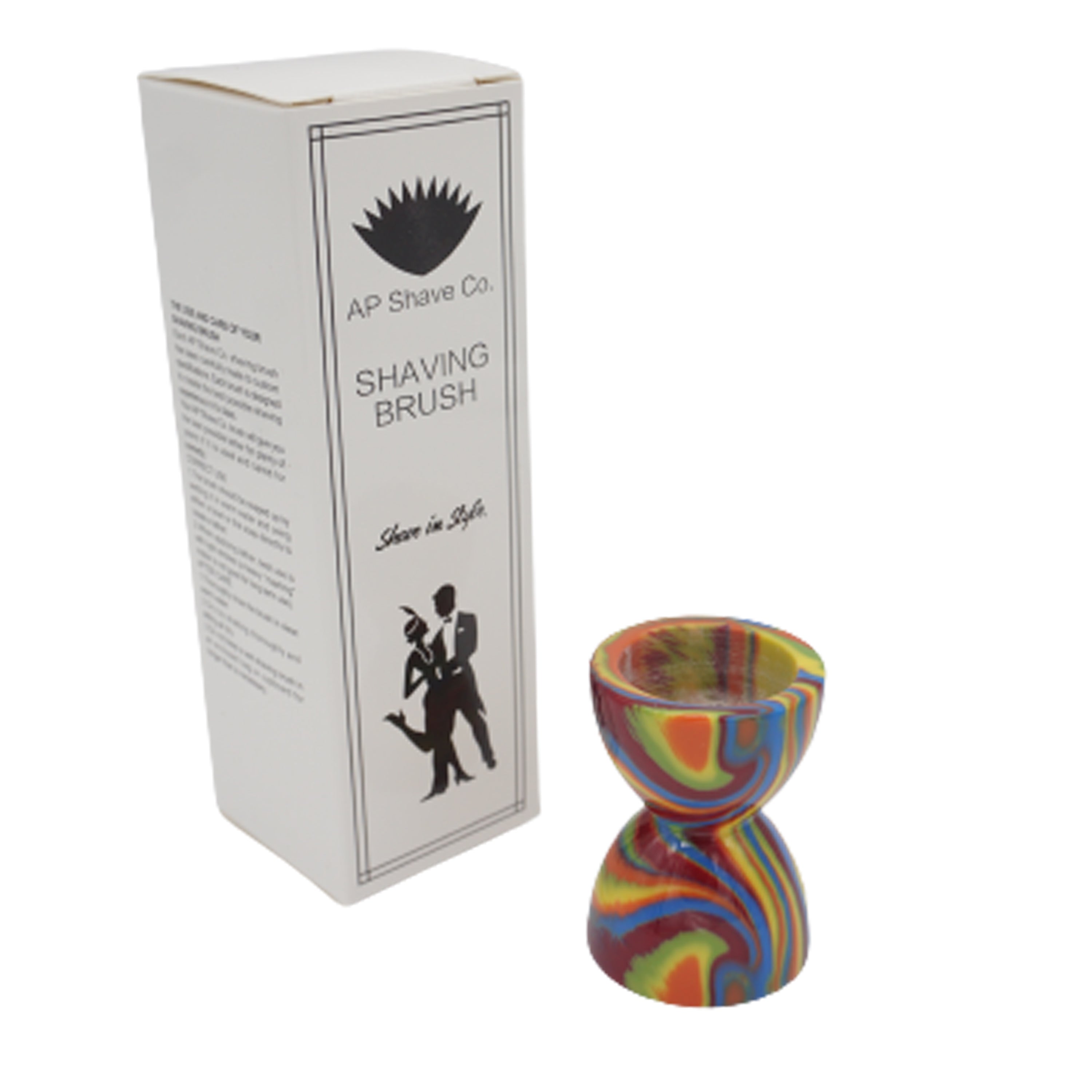 Premium Handcrafted Disco Shaving Brush Handle - Fits 24mm & 26mm Knots - Perfect for Wet Shaving & Beard Grooming - Luxury Men's Grooming Accessory for Barbers & Home Use