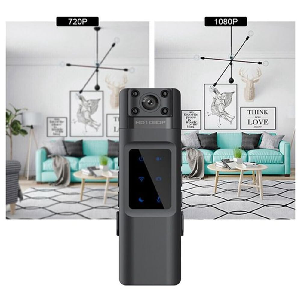 Osmond 2 Pack HD 1080P Mini Spy Camera with Night Vision - Portable Wearable Body Camera with WiFi, Easy Installation - Perfect for Home Security, Nanny Cams & Covert Surveillance