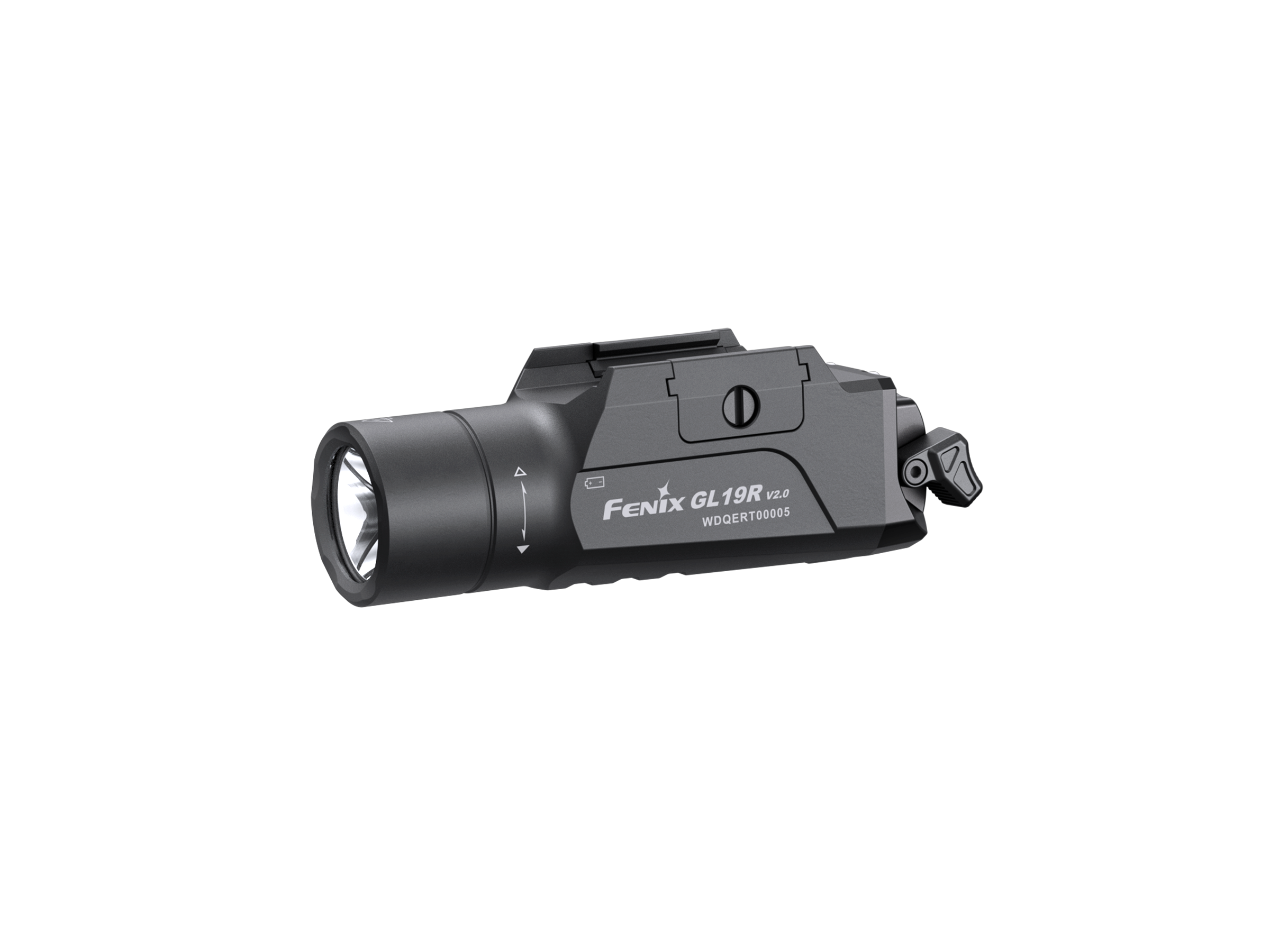 Fenix GL19R V2 Tactical Flashlight - Modular Switch Mounted Weapon Light for Pistols & Rifles - Perfect for Hunting, Home Defense & Tactical Operations