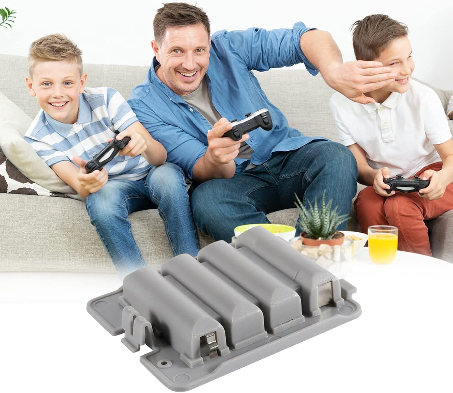 High Capacity 3800mAh Rechargeable Battery Pack with Cable for Wii Fit Balance Board - Long Lasting Replacement Battery for Nintendo Wii Fit Board - Perfect for Home Fitness Gaming & Workout Sessions
