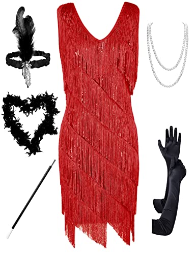 Red With Accessories