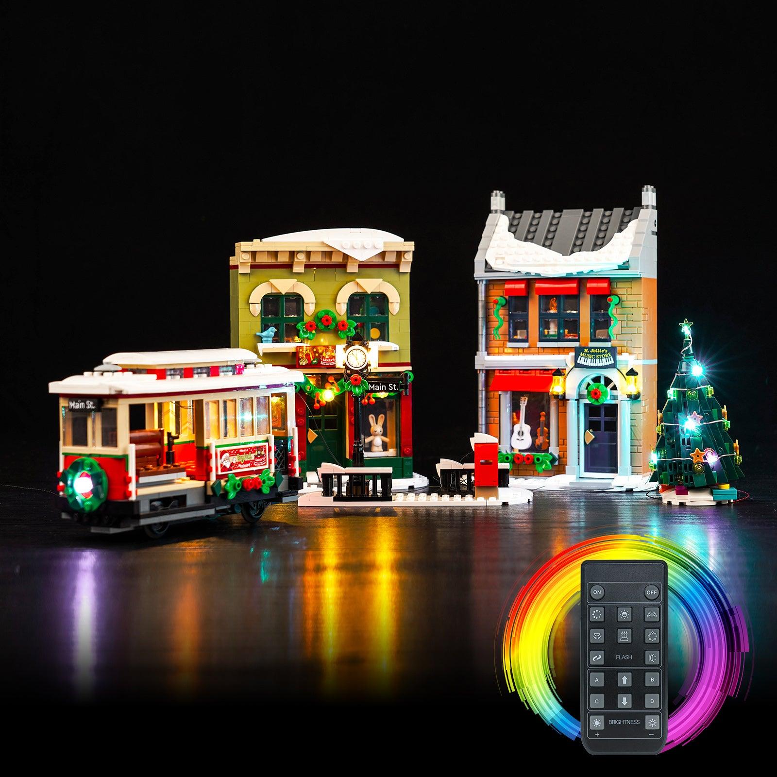 LEGO Holiday Main Street ICONS 10308 Lighting Kit - LED Light Set for LEGO Buildings - Perfect for Christmas Displays & Winter Village Scenes