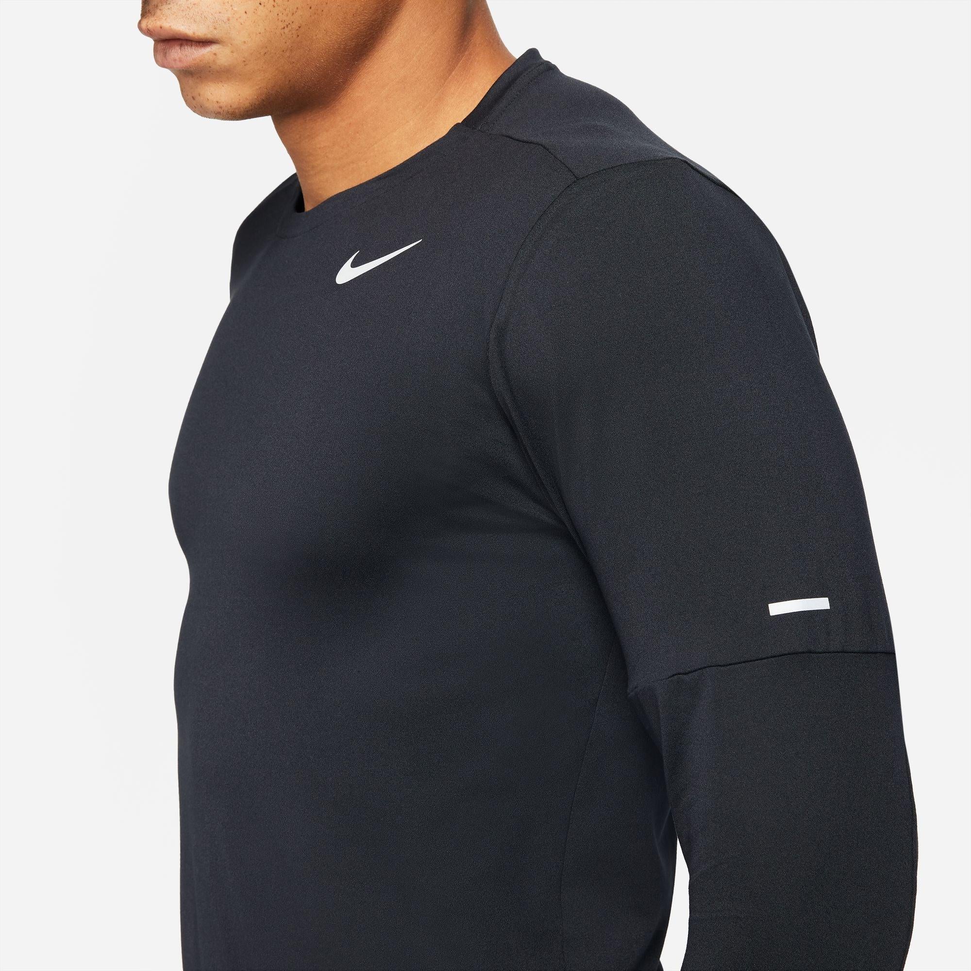 Nike Dri-FIT Element Men's Running Shirt - Moisture-Wicking & Breathable for Workouts, Jogging & Gym Training