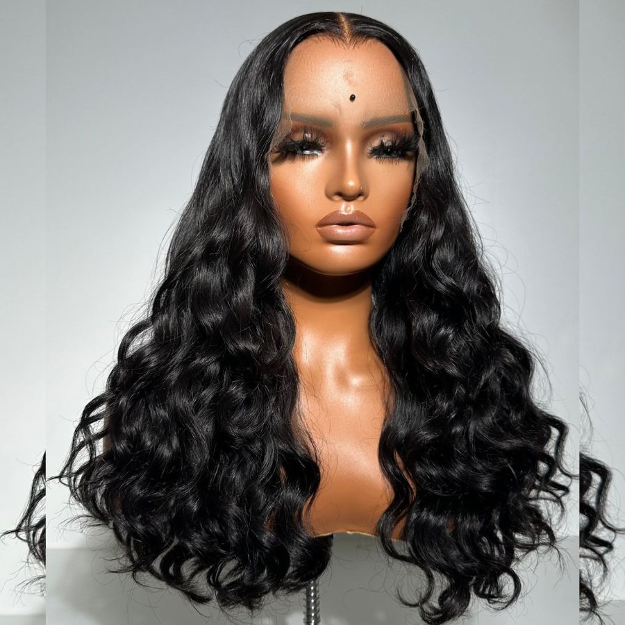 WOWANGEL 13X6 HD Lace Front Wigs Human Hair - Premium Raw Virgin Hair for Black Women | Perfect for Daily Wear, Cosplay & Special Occasions
