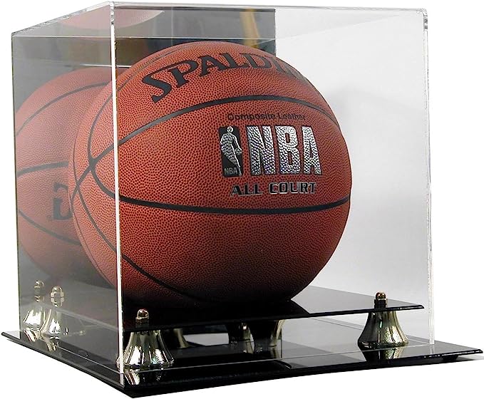 Premium Acrylic Basketball Display Case - Shatterproof Memorabilia Protector for NBA Collectibles, Trophies & Autographed Items - Perfect for Home, Office or Sports Fan Cave Decor