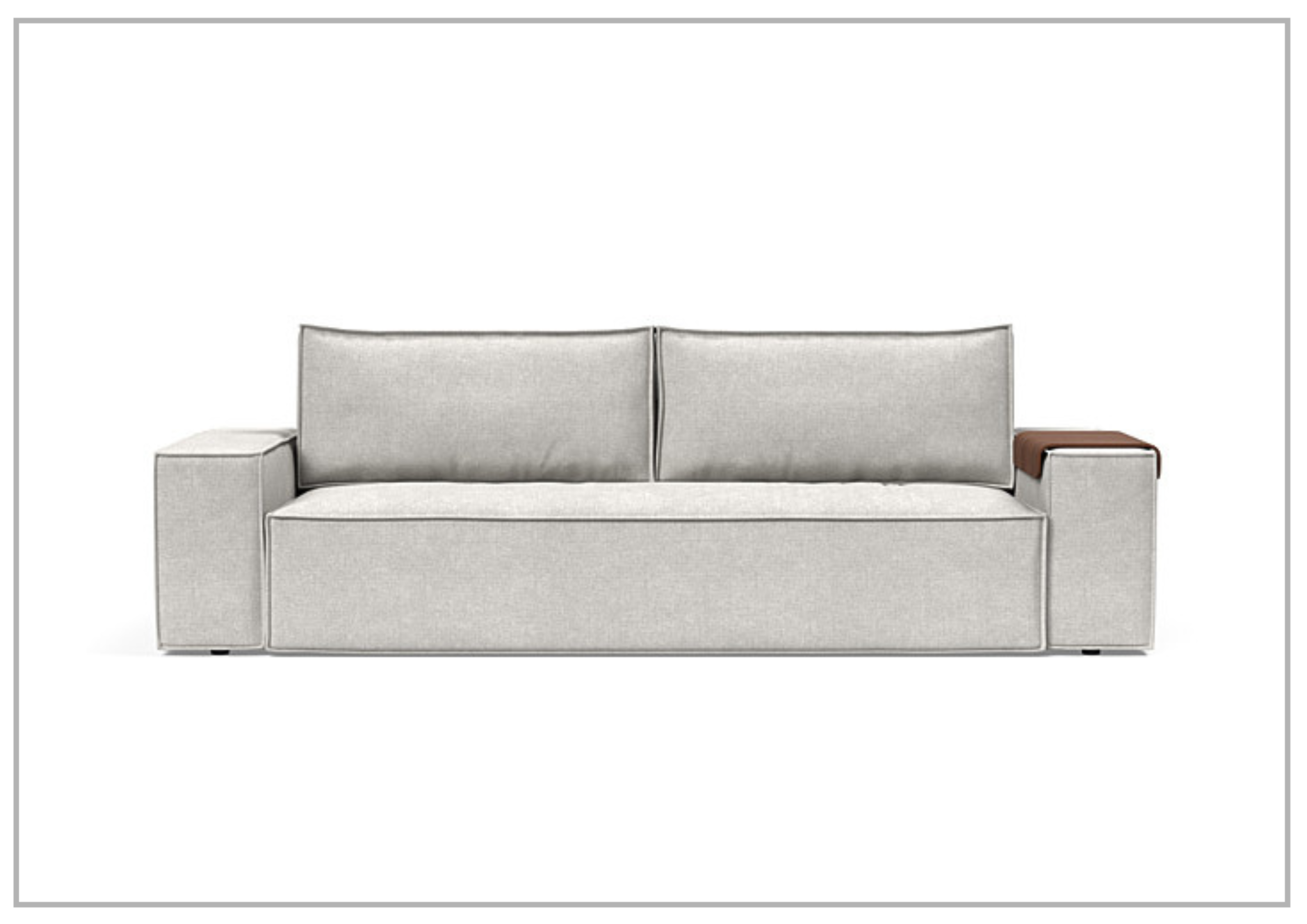 Innovation Living Newilla 2-Seater Convertible Fabric Sofa Bed - Comfortable Sleeper Sofa for Small Spaces, Guest Rooms & Apartments
