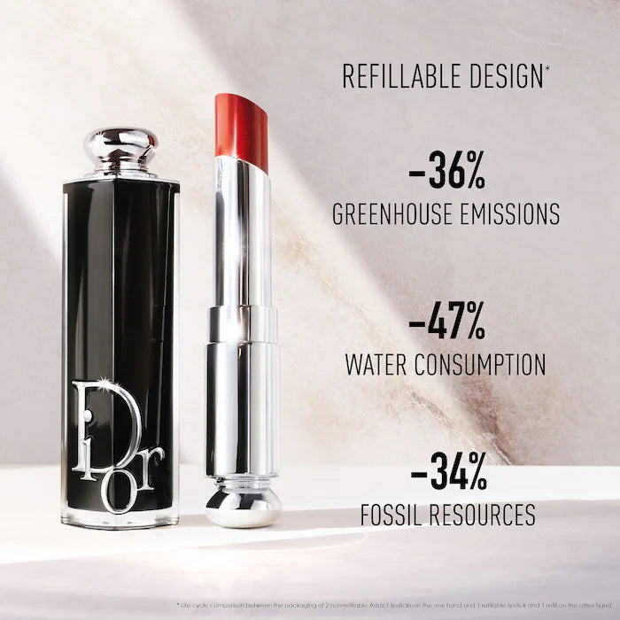 Dior Addict Shine Lipstick - Hydrating, High-Shine Lip Color for Women | Perfect for Everyday Wear, Date Night & Special Occasions