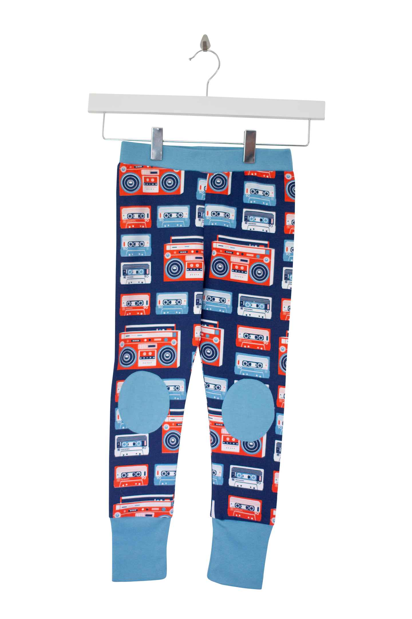 Moromini Retro Cassette Boomblaster Pants - Vintage Style Bluetooth Speaker Joggers with Pockets | Perfect for Music Lovers, Outdoor Activities & 80s Themed Parties
