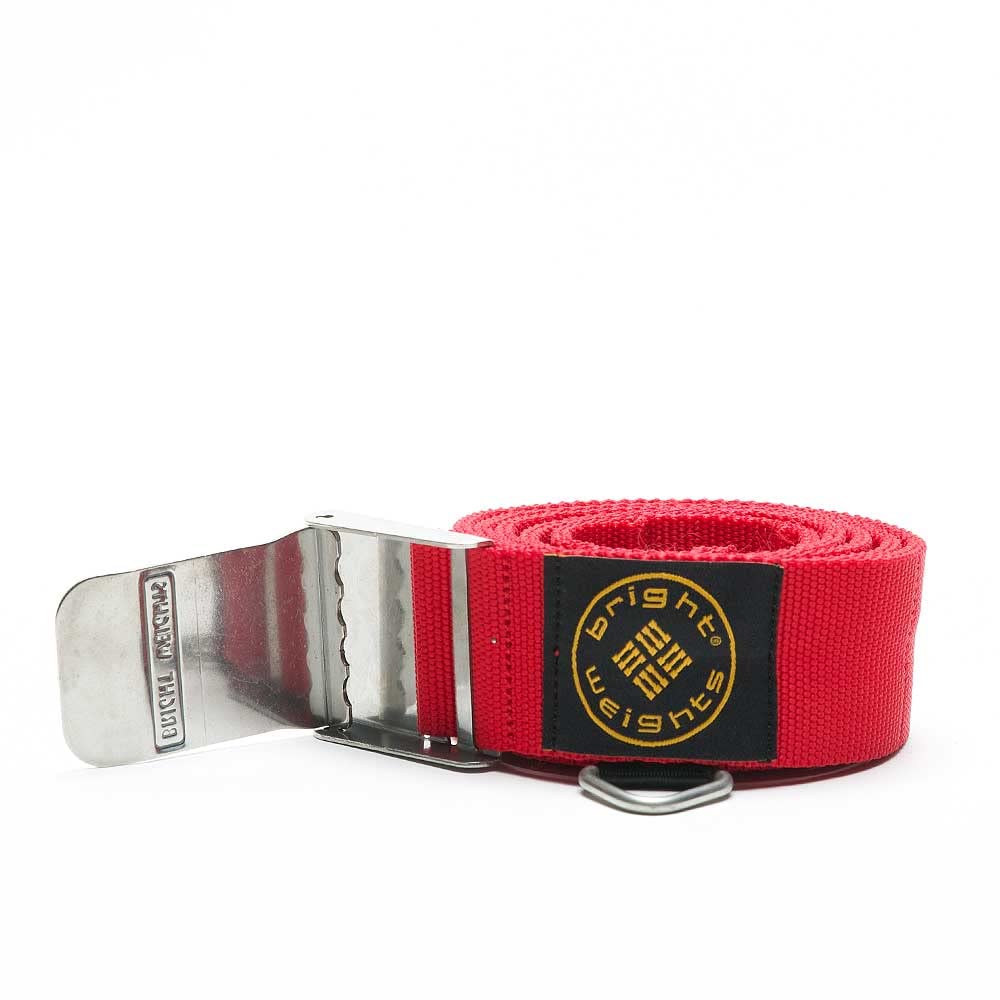 Bright Weights Adjustable Waist Belt with Heavy Duty Buckle - Perfect for Weightlifting, CrossFit & Strength Training