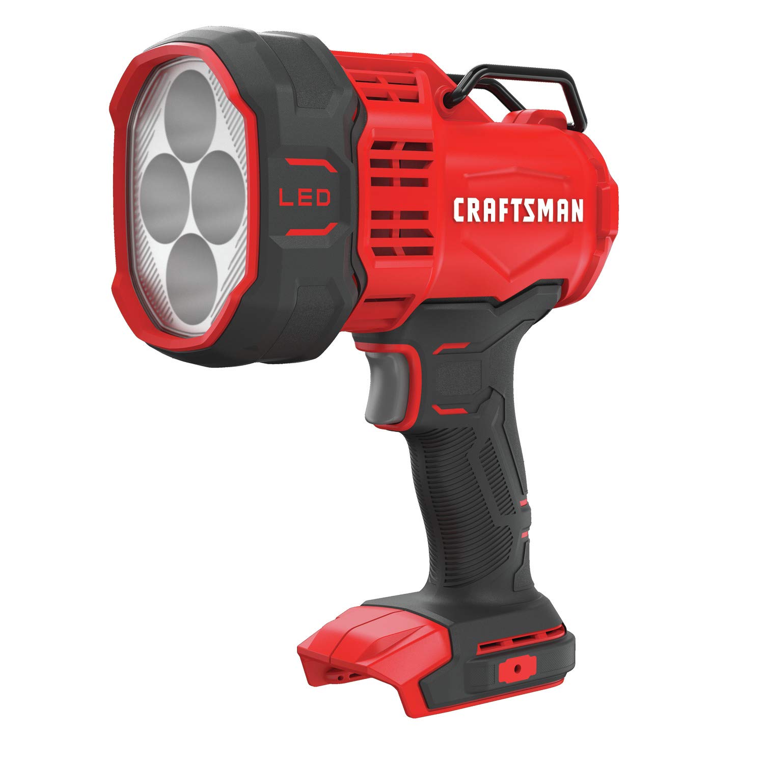 CRAFTSMAN V20 Cordless LED Work Light - 2,500 Lumens Handheld Flashlight (CMCL060B) | Perfect for Construction Sites, Garage Repairs & Emergency Power Outages