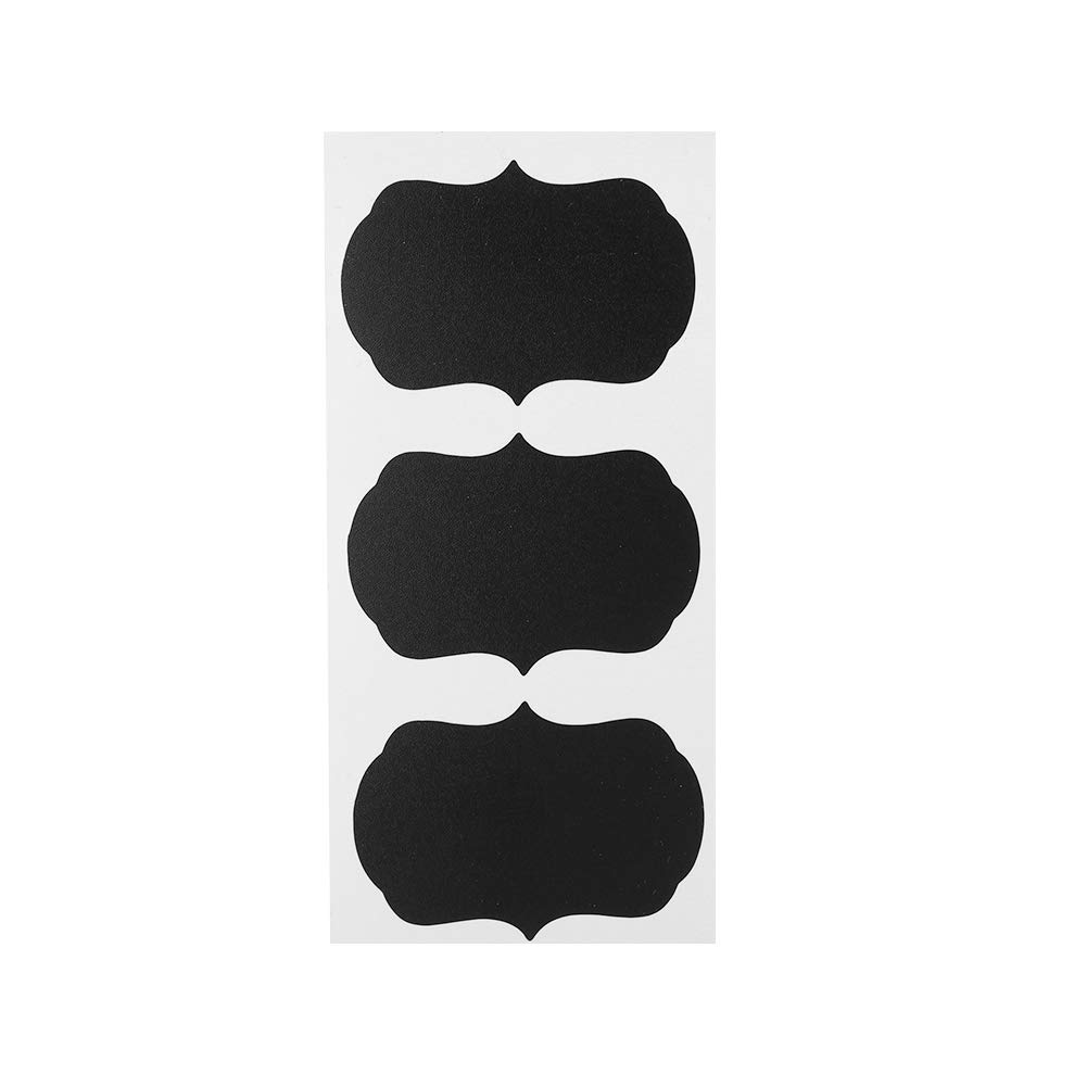 Chalkboard Stickers for Bottles & Jars - 36-Piece Reusable Label Set for Pantry, Shelves & File Folders - Perfect for Kitchen Organization & DIY Craft Projects