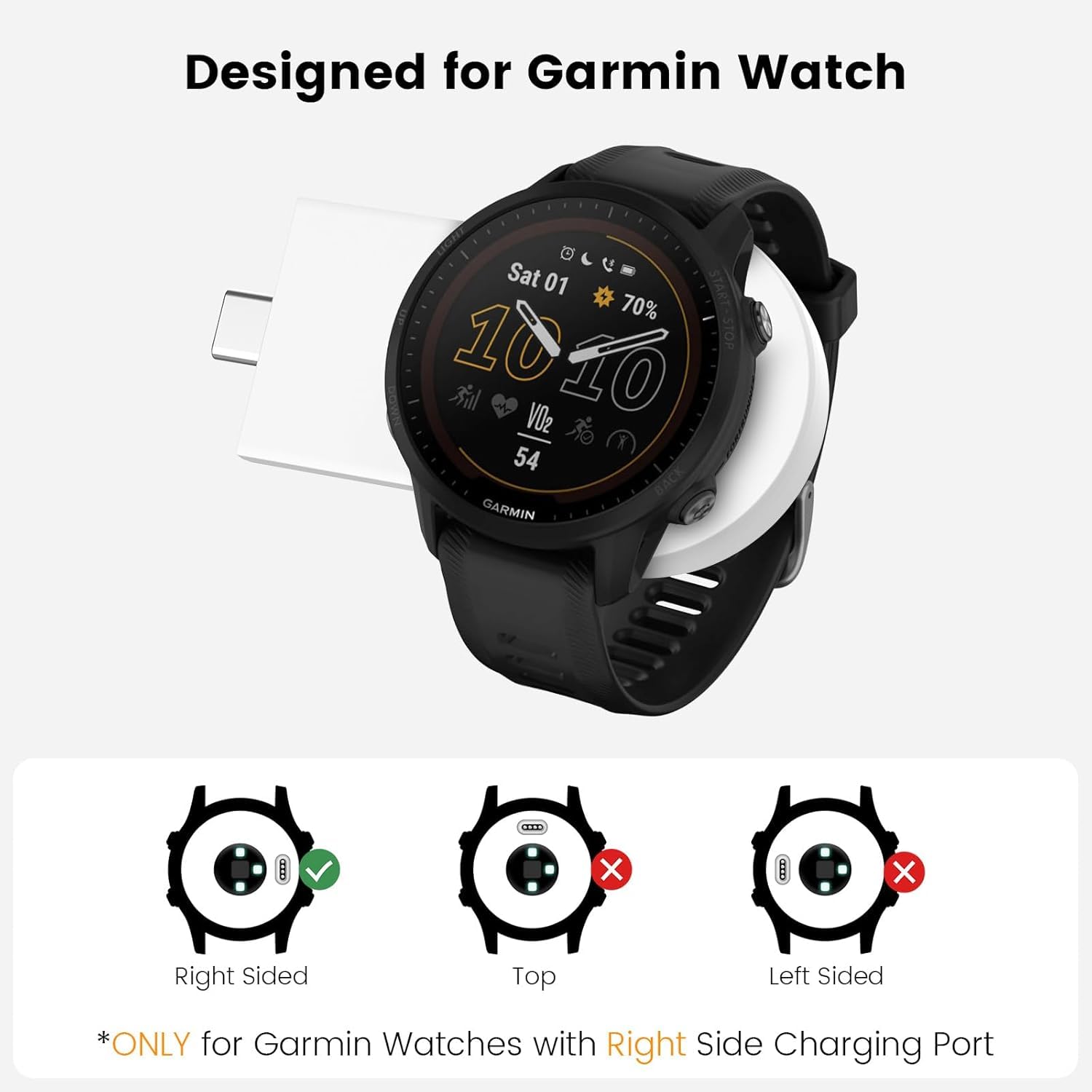 Nillkin 3-in-1 Foldable Magsafe Wireless Charging Station for Garmin Watch (Instinct Fenix 7/7S, Forerunner 245/745/945, Vivoactive) & iPhone 16/15/14/13/12 & AirPods 2/3/Pro - Portable Travel Charger Stand for Home, Office, and Car Use