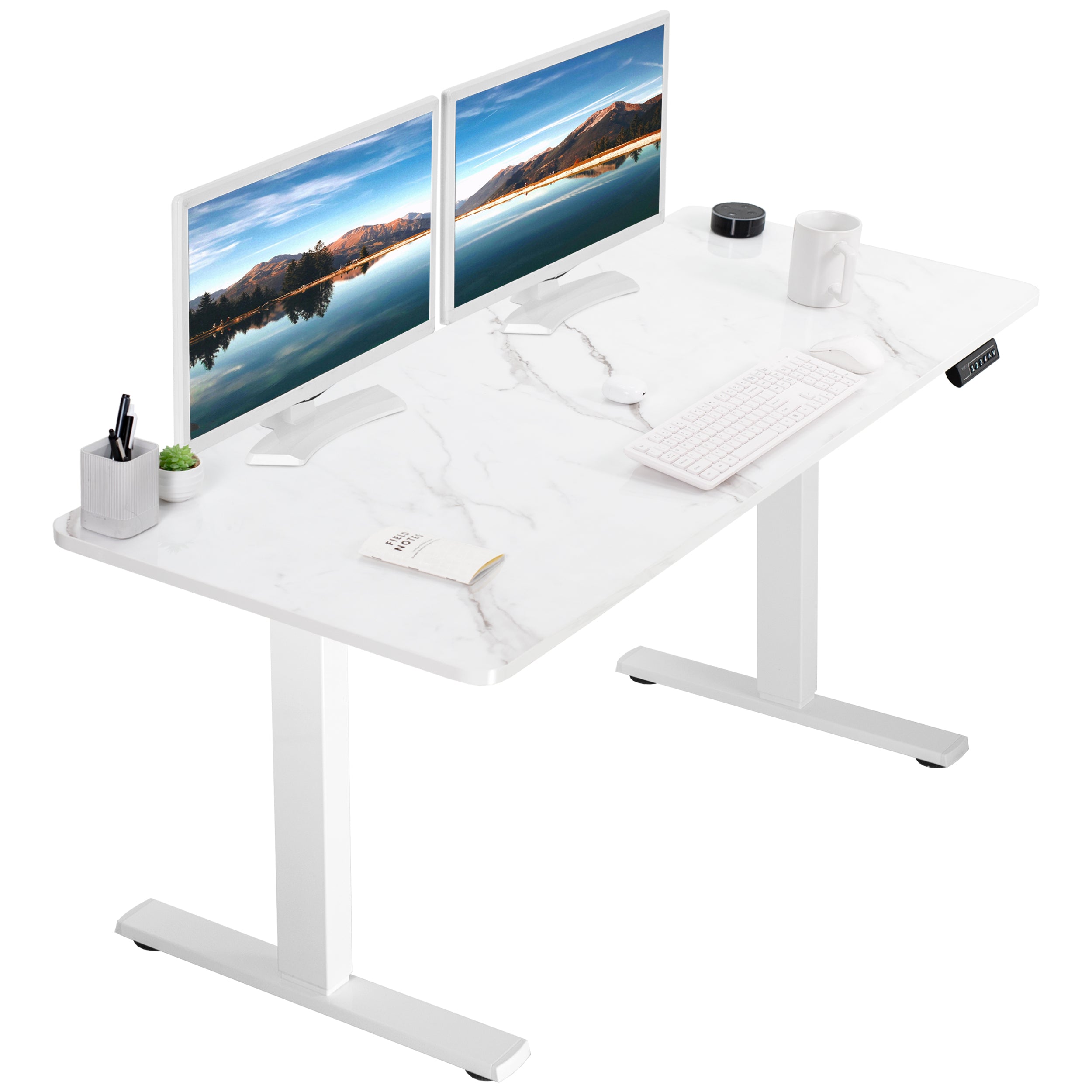 White Marble Dry Erase