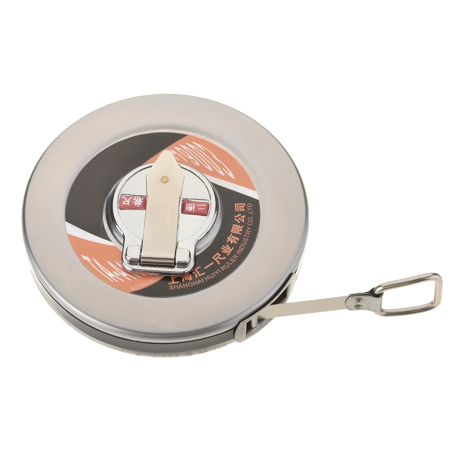 **Utoolmart 15m/49.2ft Steel Retractable Tape Measure - Professional Metric Scale Measuring Tape with Durable Steel Case (1Pc) - Ideal for Construction, DIY Projects & Home Improvement**