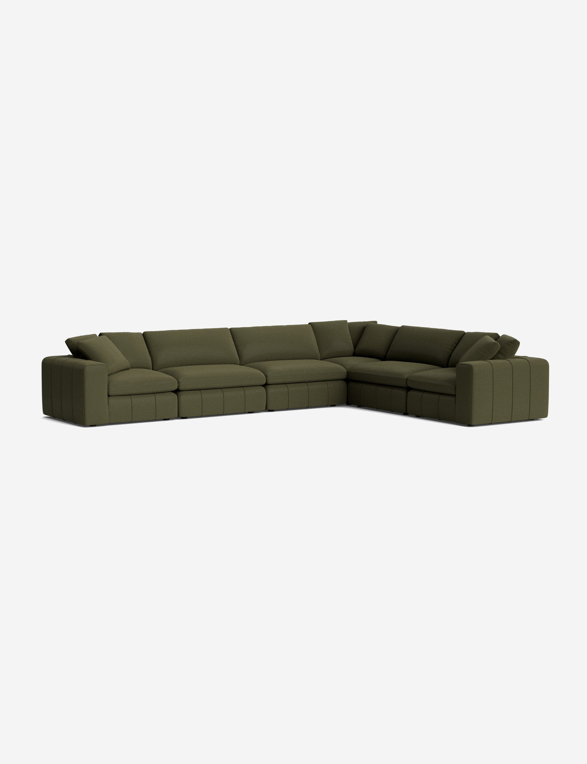 Capella Modular Corner Sectional Sofa - Modern L-Shaped Living Room Furniture for Small Spaces | Perfect for Apartments, Condos & Cozy Homes