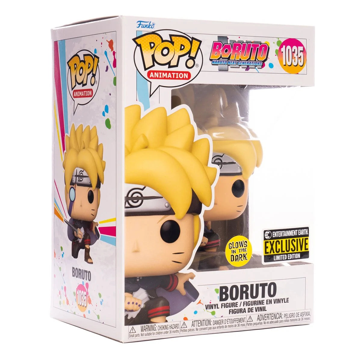 Boruto Uzumaki Action Figure with Marks - Exclusive Collectible by Entertainment Earth - Perfect for Anime Fans, Display, and Gift Giving