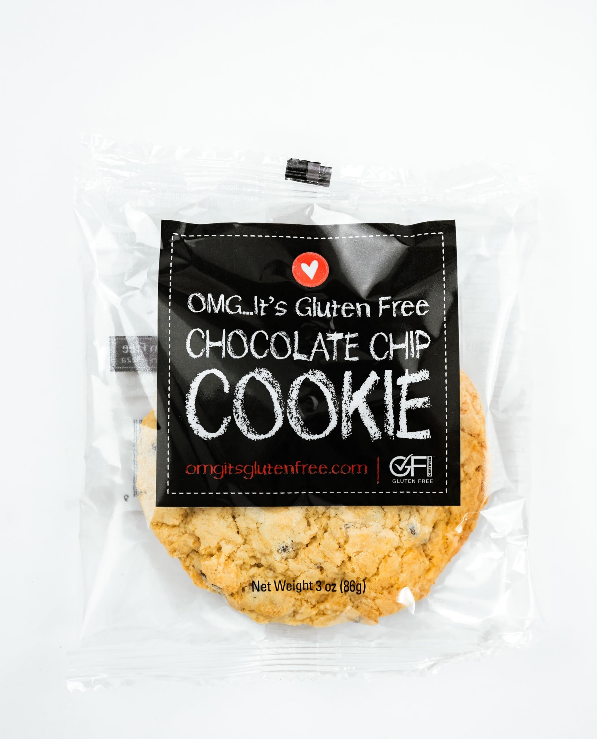 Gluten Free Chocolate Chip Cookies 3oz (Pack of 24) - Individually Wrapped Healthy Snacks for Kids & Adults - Perfect for School Lunches, Travel, Office & Afternoon Tea Time