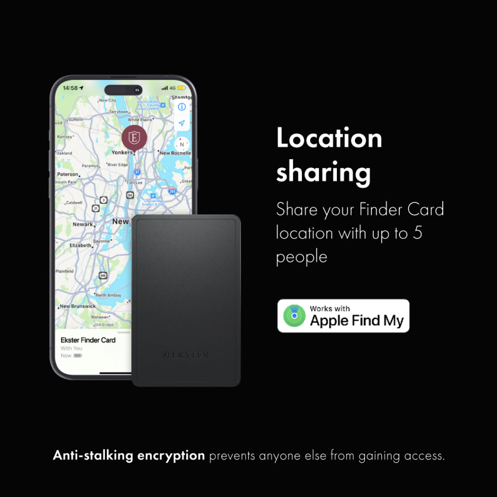 Apple Find My Compatible Finder Card - Bluetooth Tracker for Keys, Wallet & Bags | Never Lose Your Essentials Again | Perfect for Travel, Work & Daily Use