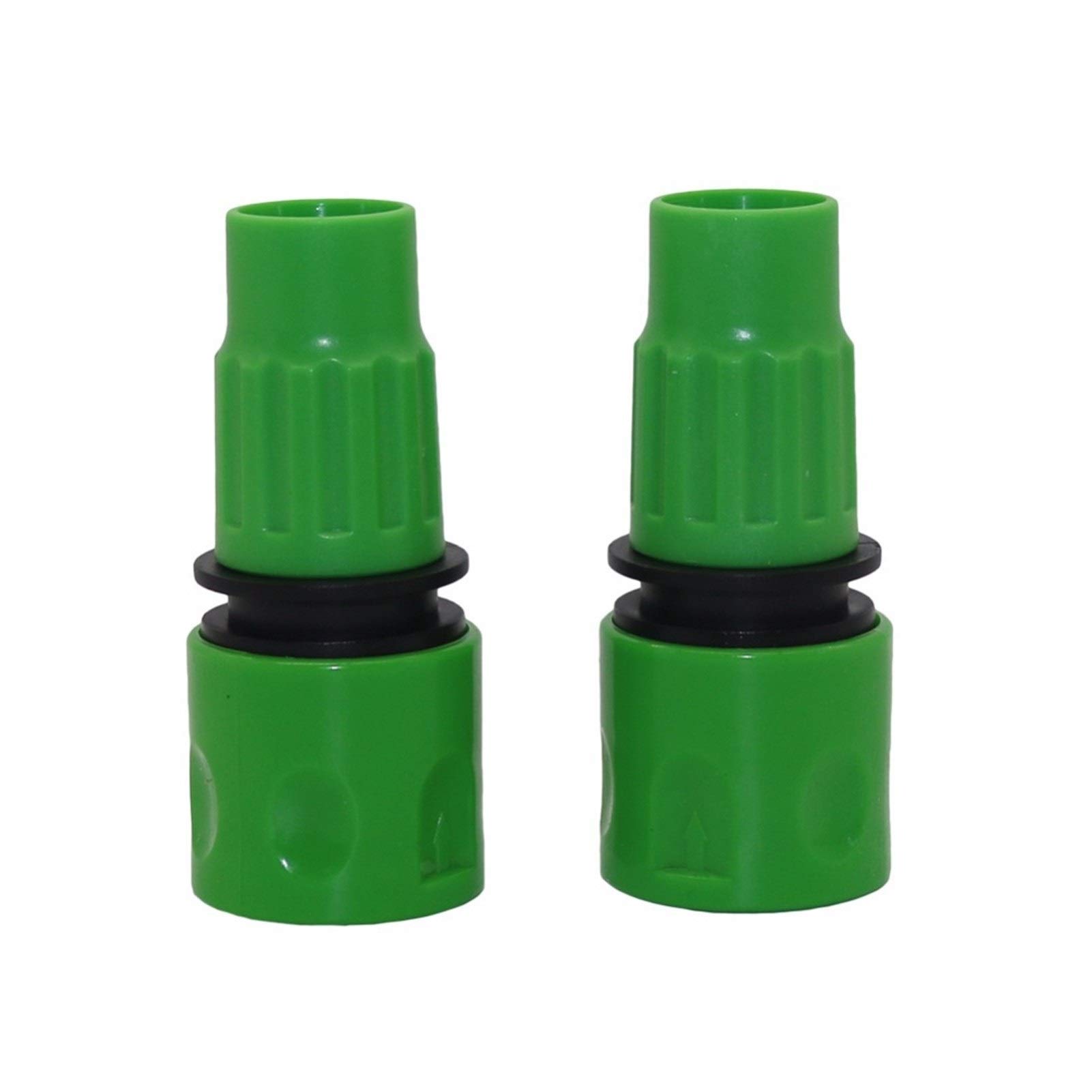 Xiaohu 3/8 Inch Telescopic Garden Hose Connector - Quick Connect Sprinkler Adapter for Lawn Irrigation, Watering Gun Accessories (2 Pack, Random Color, 8mm Diameter) - Perfect for Gardening, Yard Watering & Outdoor Plant Care