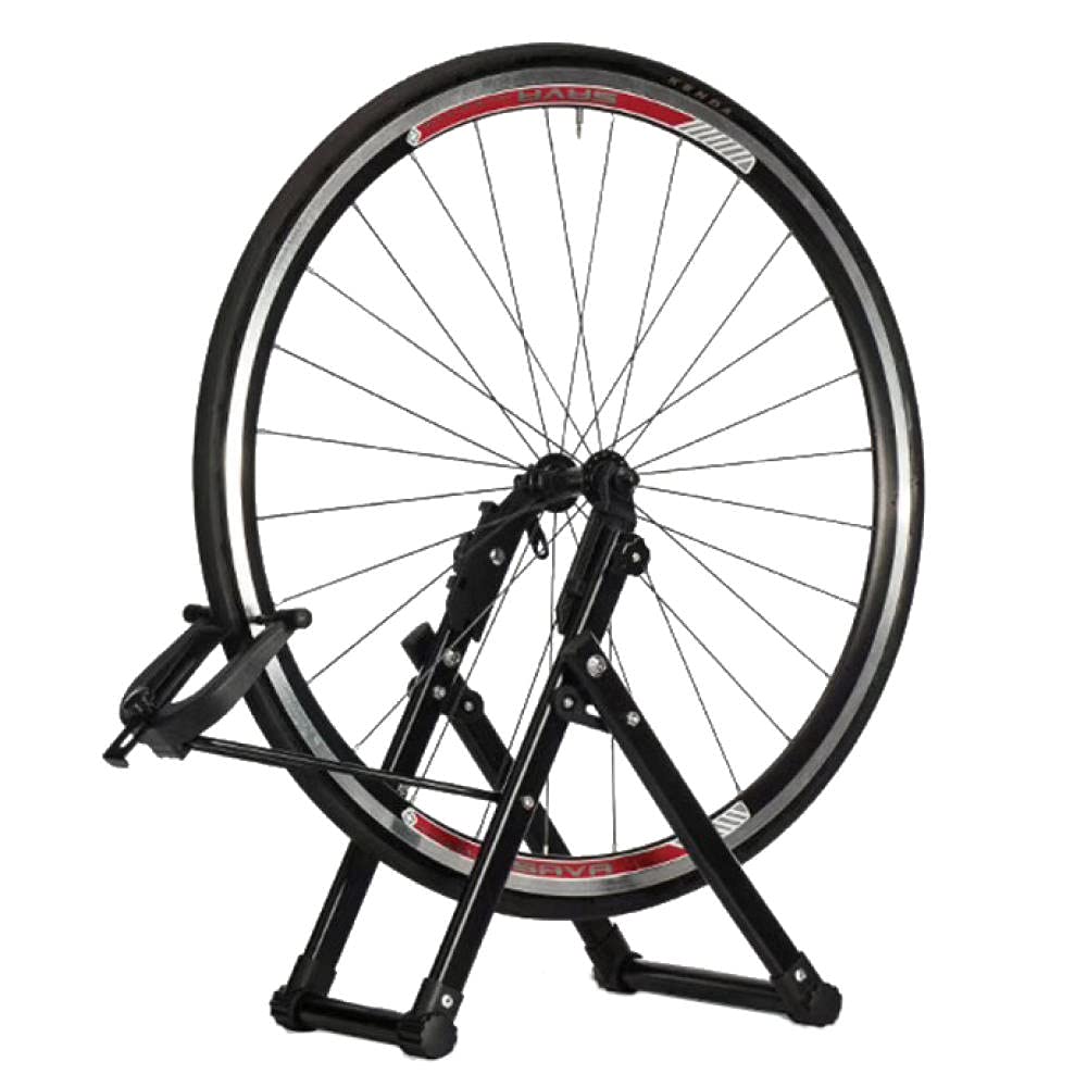 Aluminum Alloy Bike Truing Stand - Adjustable Bicycle Repair Stand for 26-28 Inch Wheels - Perfect for Home Bike Maintenance & Professional Workshop Use