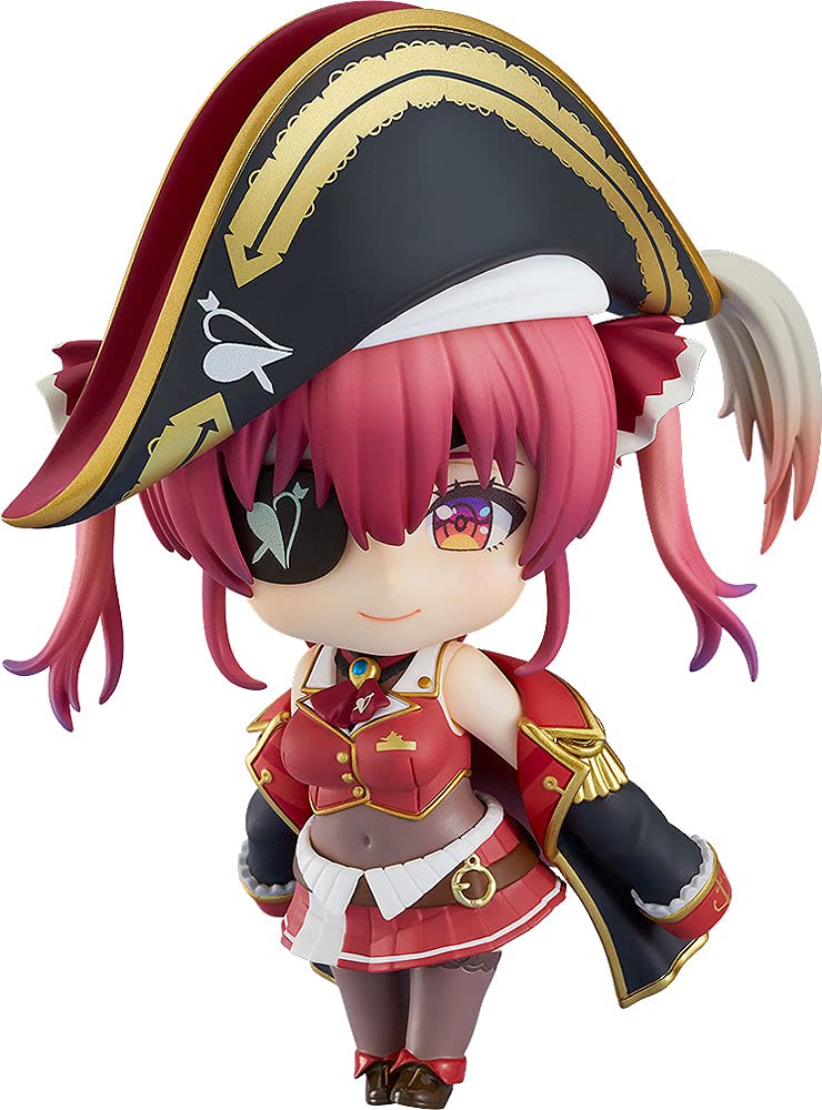 Good Smile Hololive Production: Houshou Marine Nendoroid Action Figure - Collectible Anime PVC Statue for Fans & Gamers - Perfect for Display, Cosplay & Gaming Setups