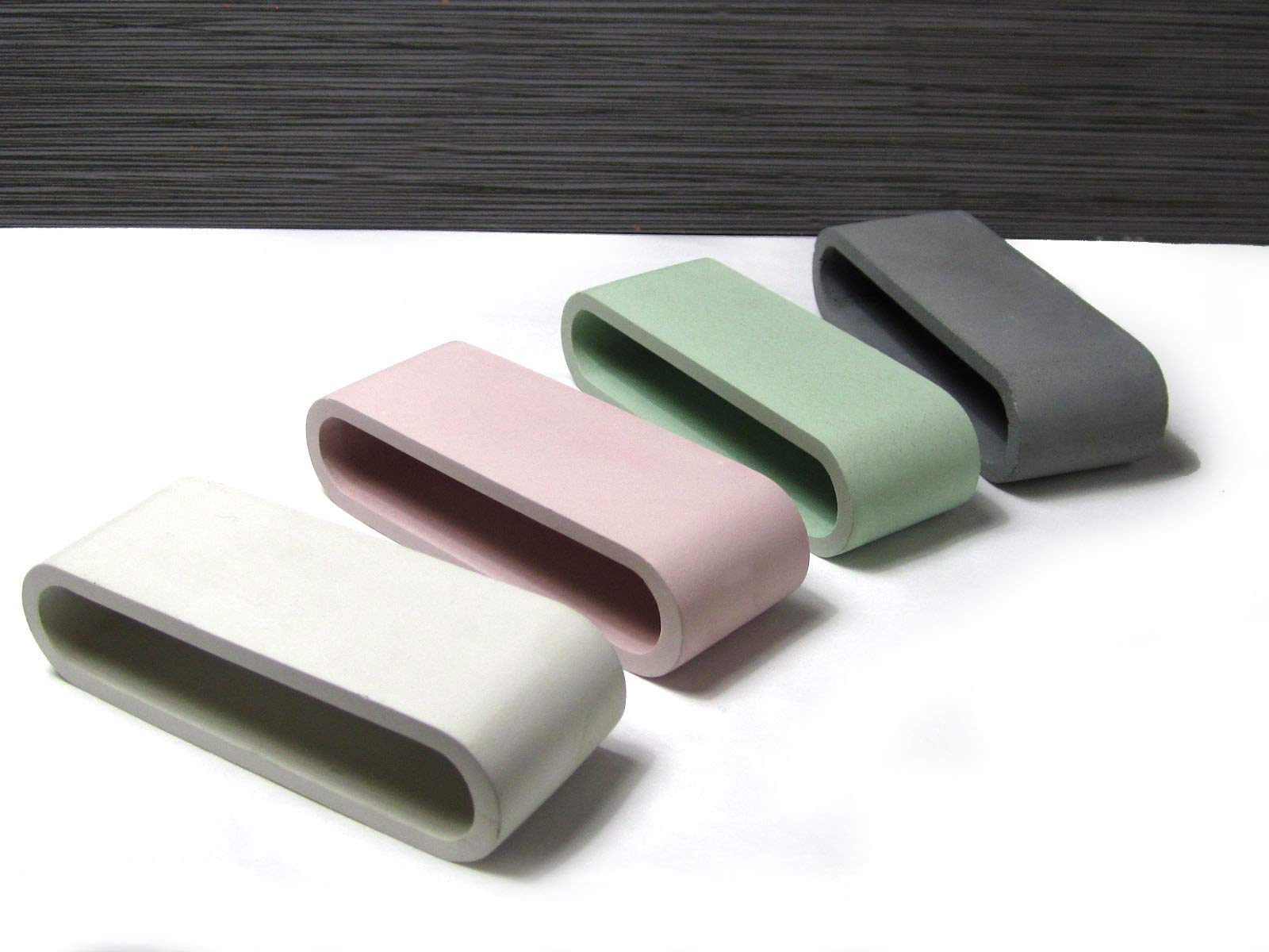 Premium Concrete Business Card Holder for Desk - Elegant Office Card Display Stand | Perfect for Professional Workspaces, Reception Areas, and Corporate Gifts