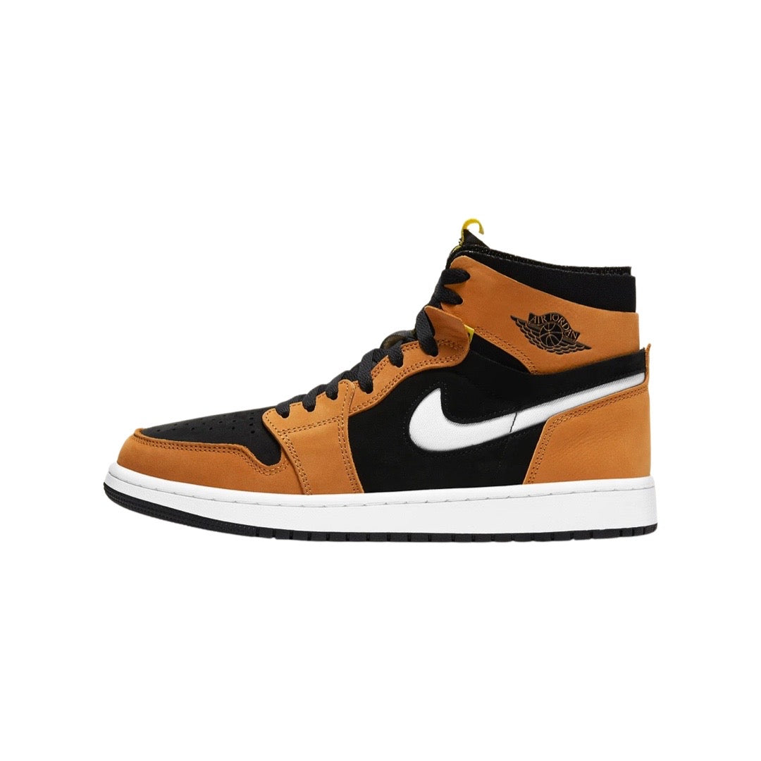 Air Jordan 1 Retro High CMFT Sneakers - Black Monarch White Colorway - Men's Basketball Shoes for Casual Wear & Street Style