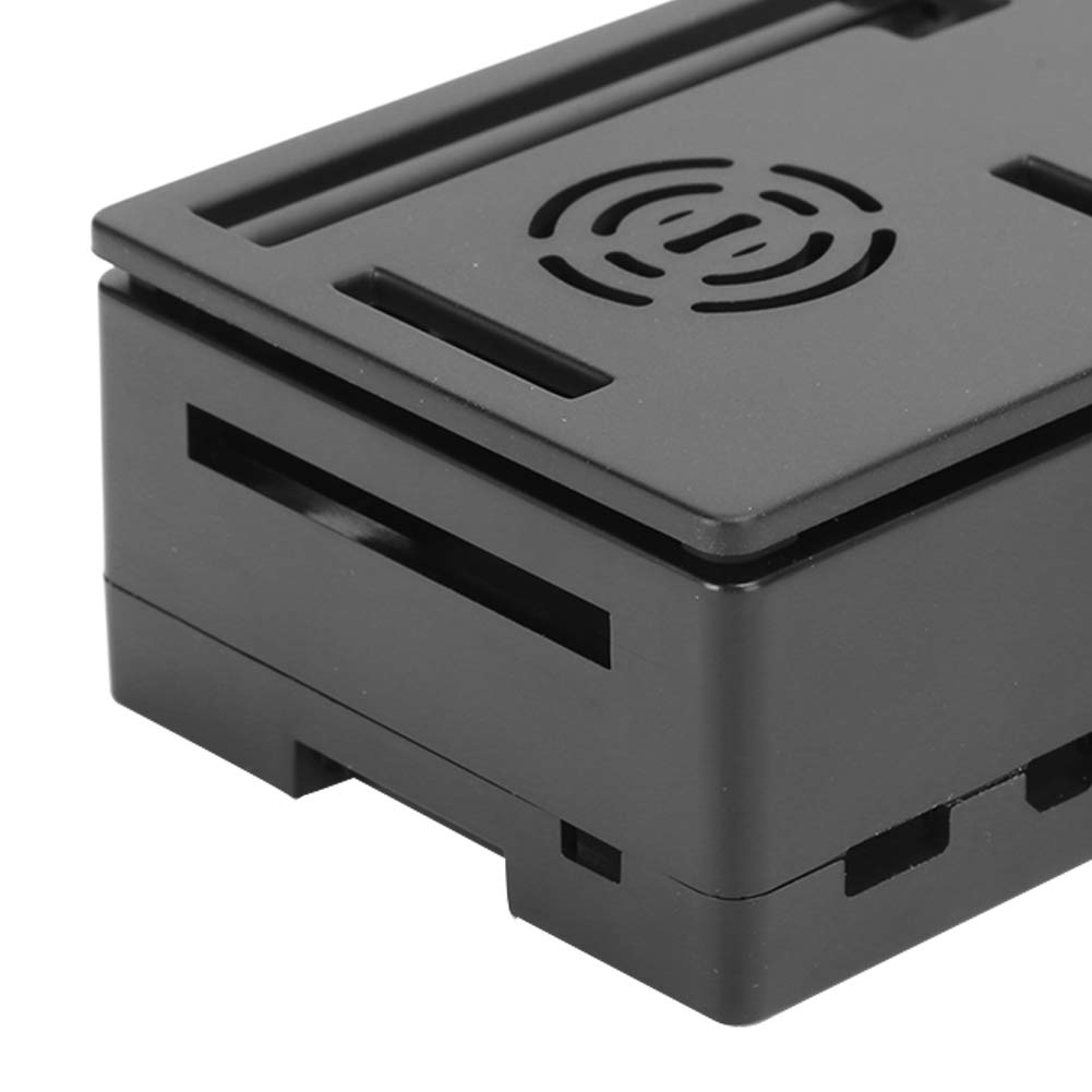 4 Model B Microcomputer Cooling Case - Black Shell for Desktop PC & Computer Cooling | Ideal for Home Office, Gaming, and Workstation Setups