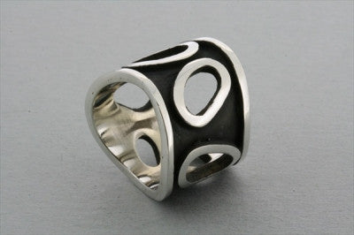 Inside Out Cutout Ring - Sterling Silver Jewelry for Women - Perfect for Everyday Wear & Special Occasions